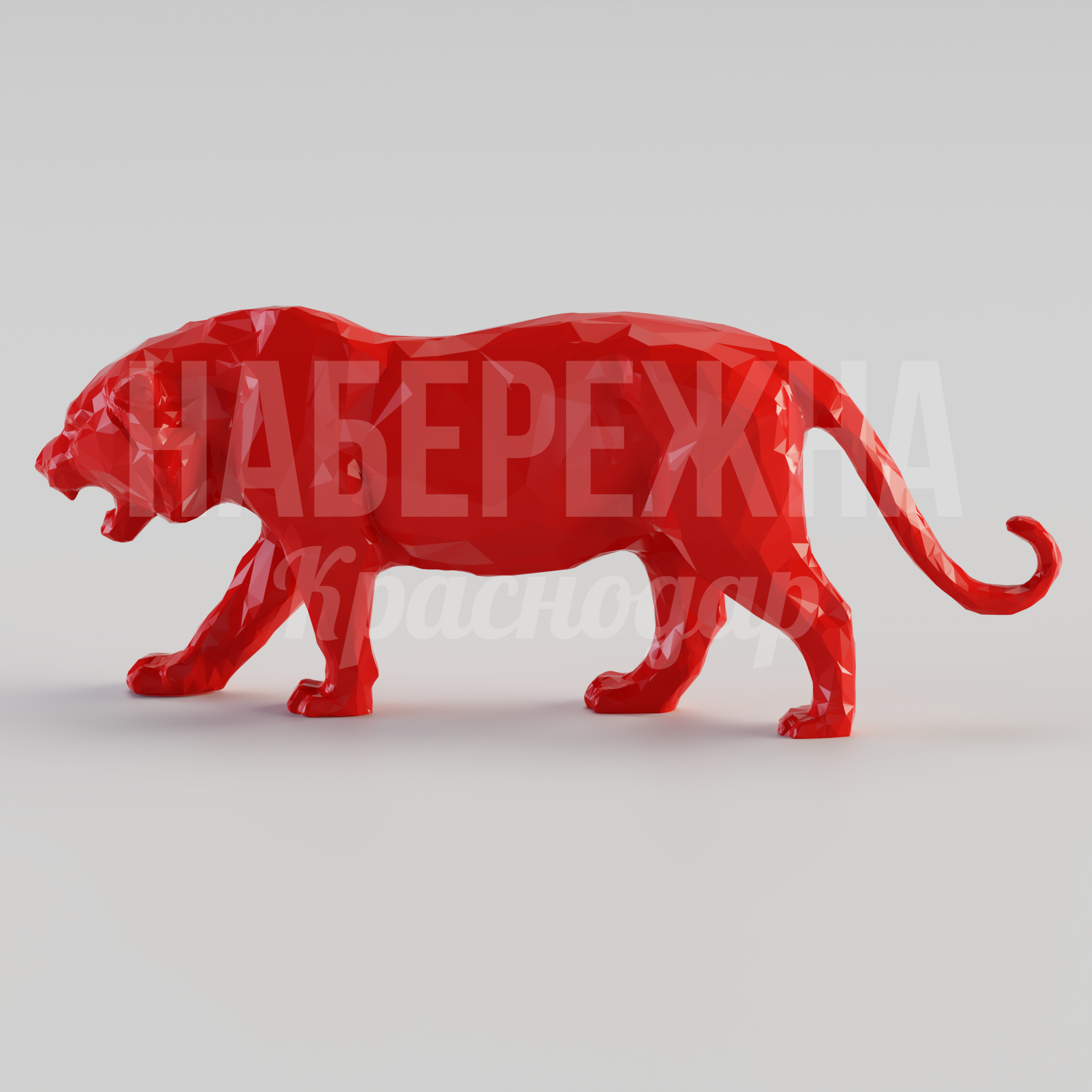 Полигональный тигр Mitre - фото 2