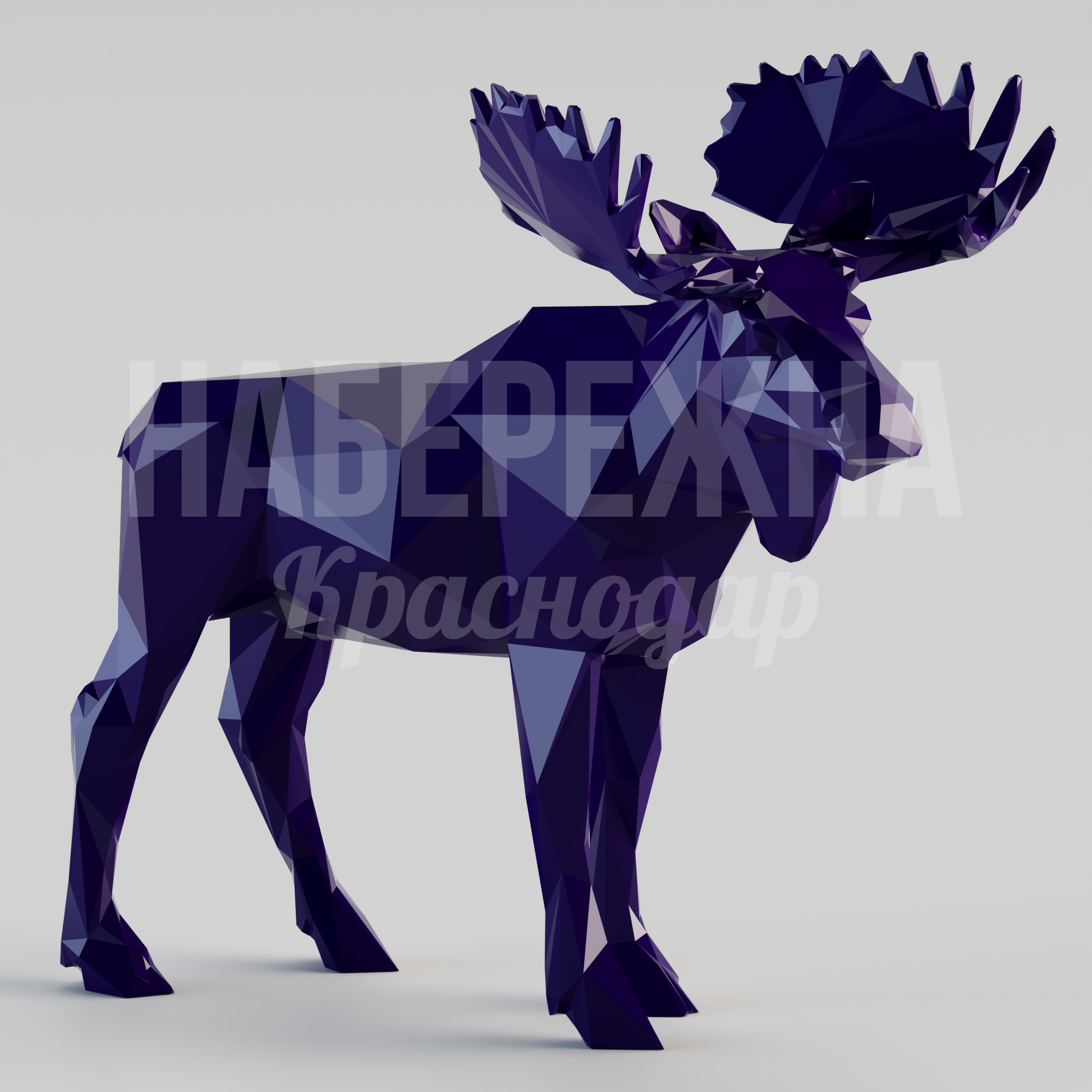 Полигональный лось Putfaej - фото 2