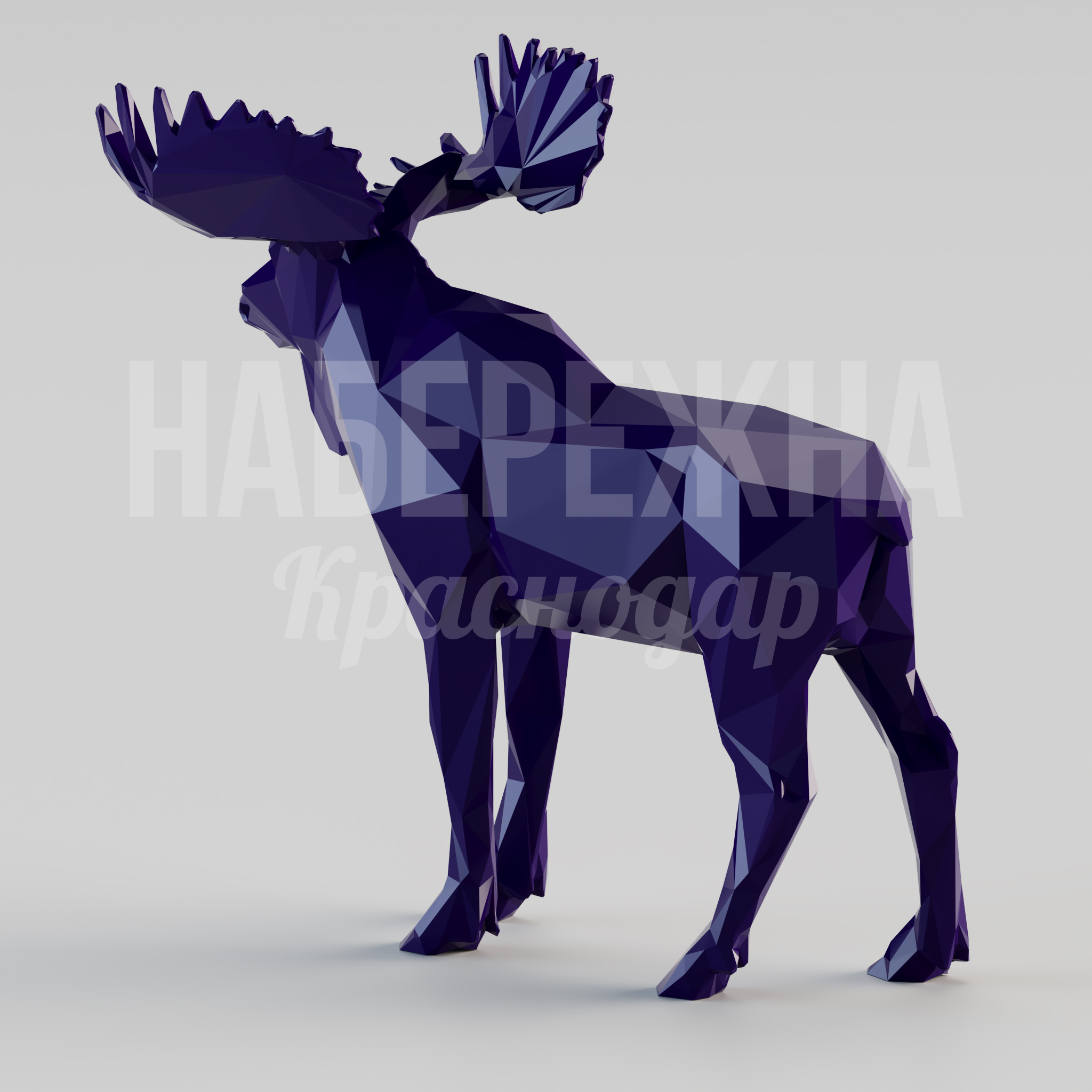 Полигональный лось Putfaej - фото 3
