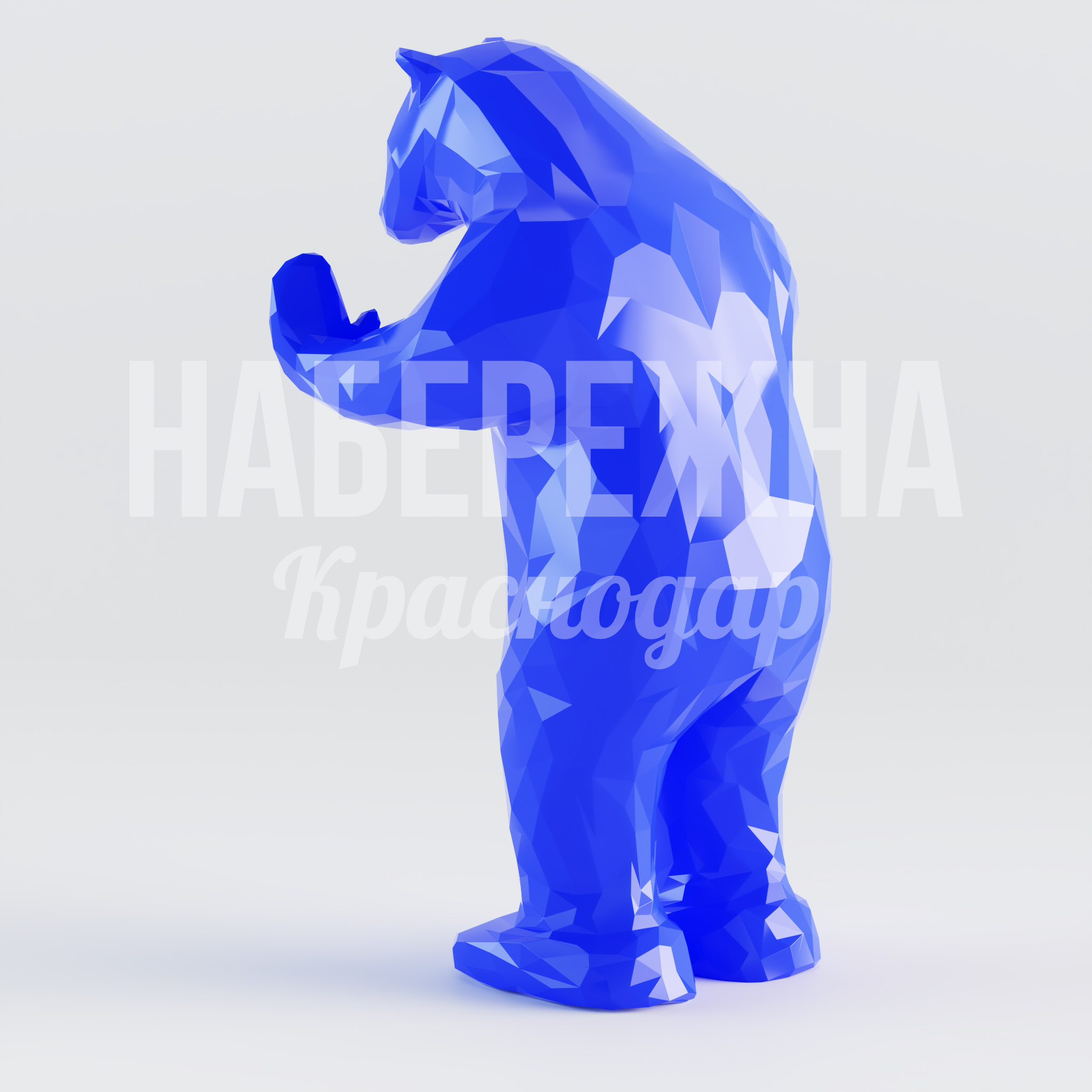 Полигональный медведь Tåem - фото 3