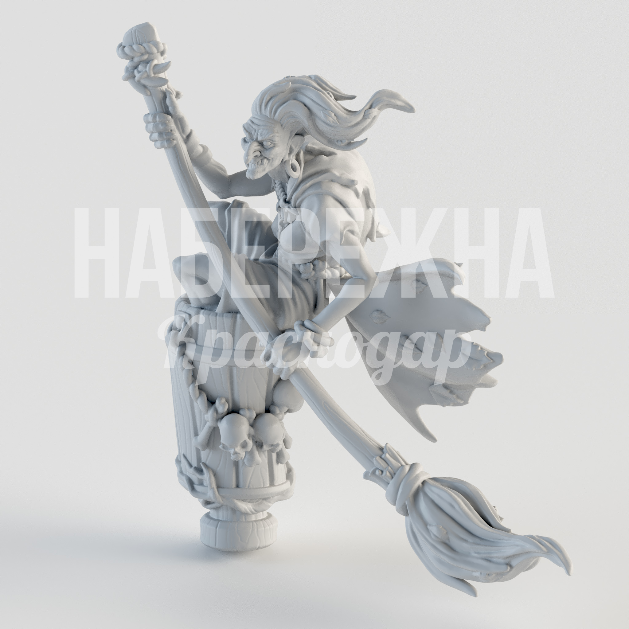 Баба Яга — купить, PGF-24.001 | Набережна Баба Яга 2580x1800x2630 мм. PGF-24.001 Скульптура Бабы Яги из стеклопластика для парков и детских площадок. Стойкость к осадкам и морозу.