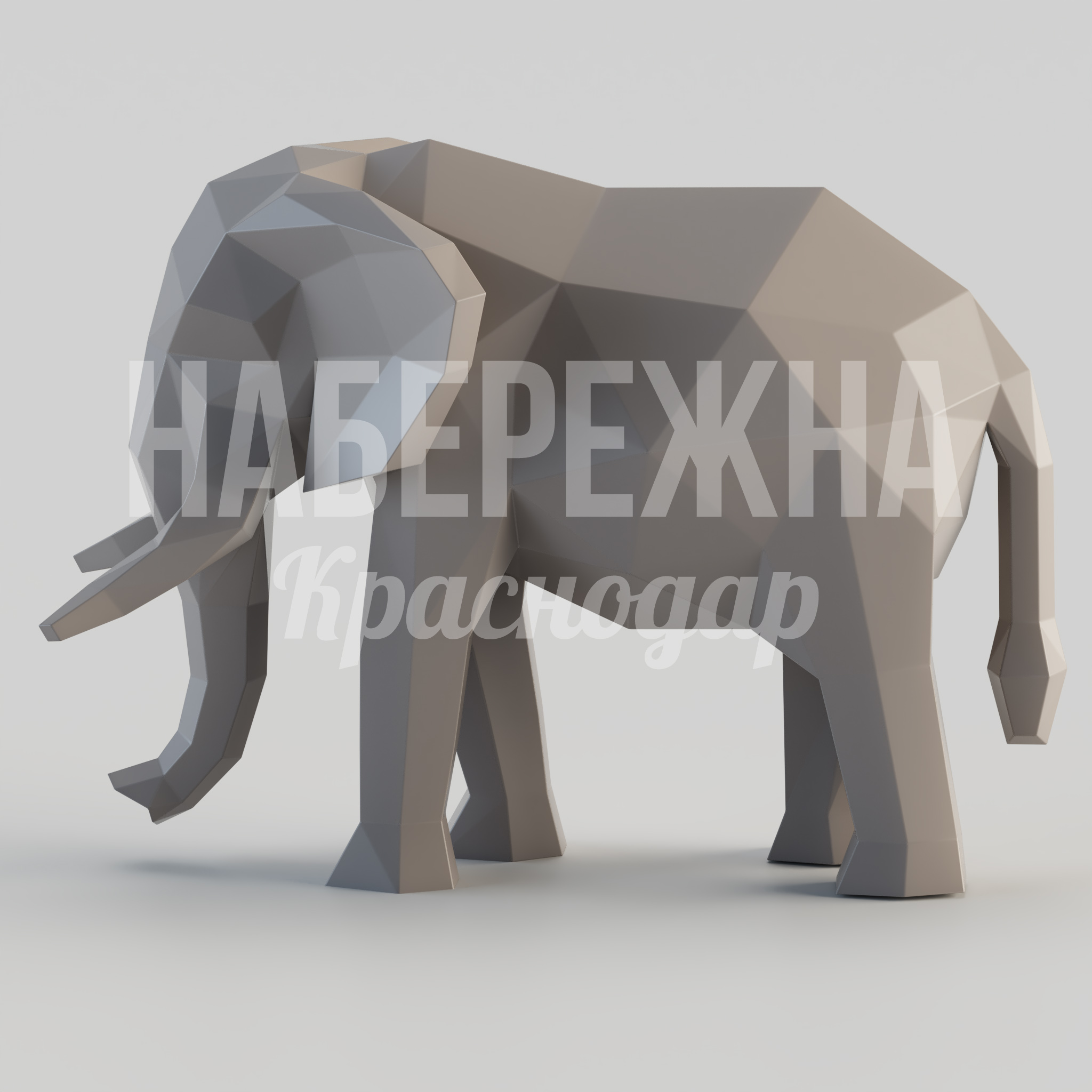 Слон Veåbbi - купить, 650x1200x900 мм, Стеклопластик