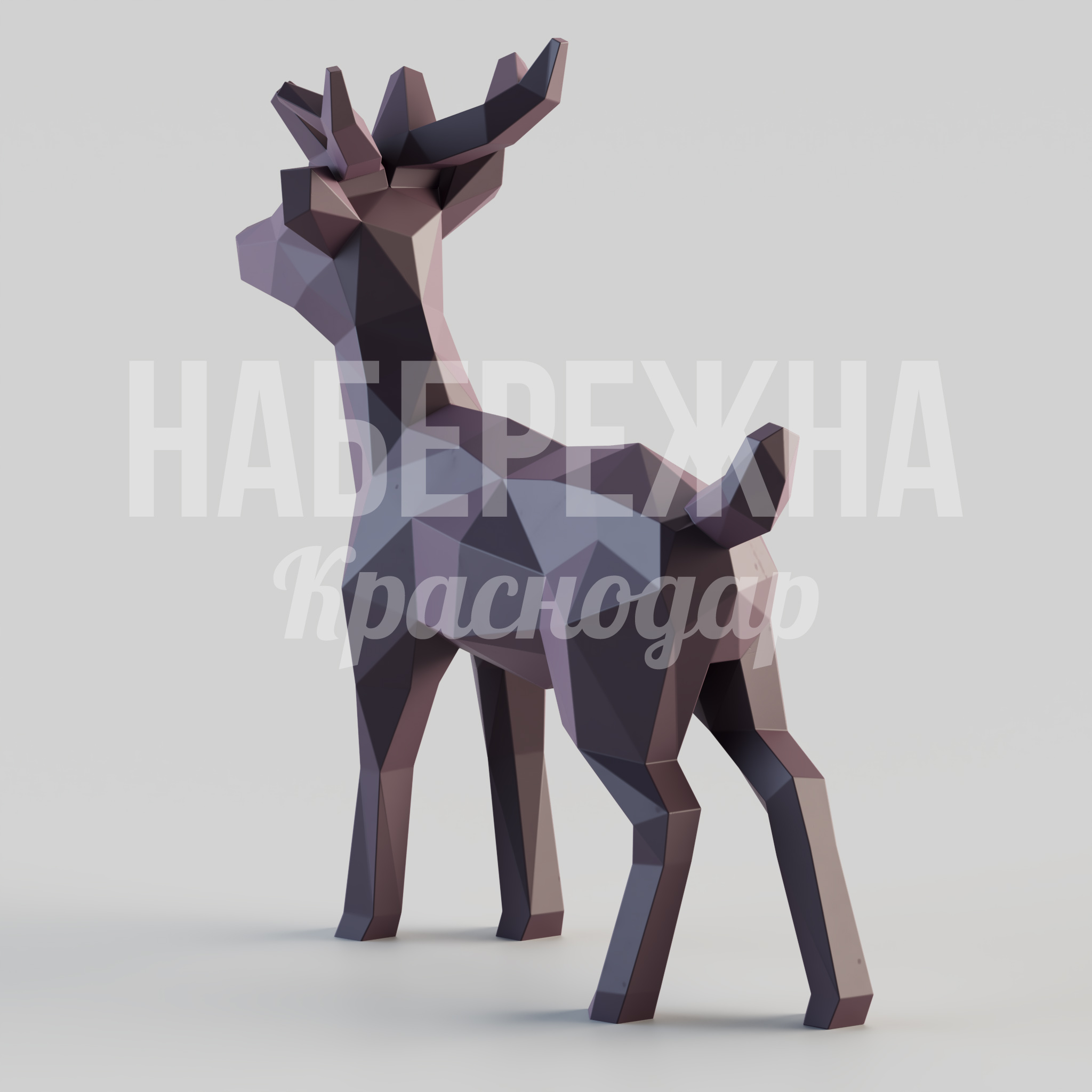 Олень Juiv - заказать, Животные, Металл