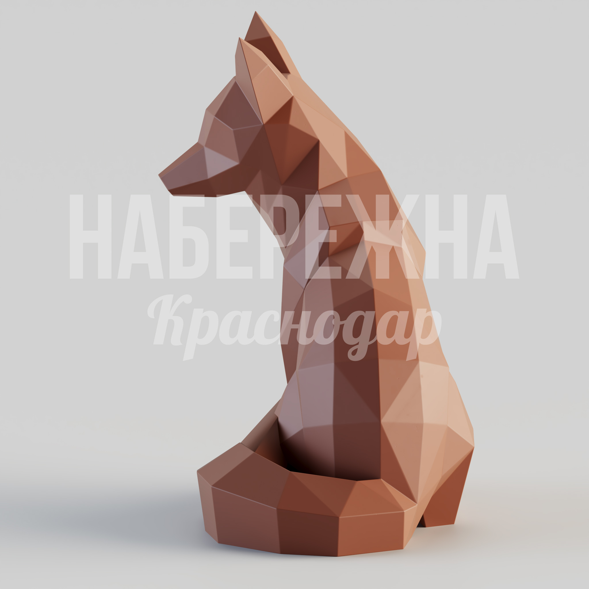 Лиса Erru - заказать, Животные, Стеклопластик