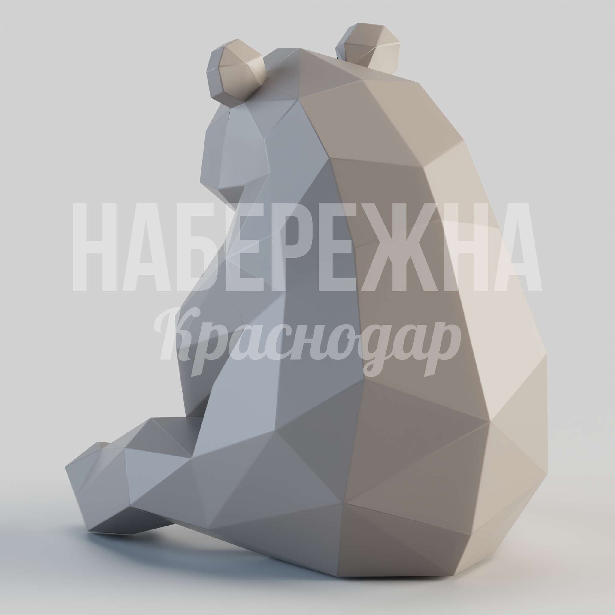 Медведь Ehkåe - заказать, Животные, Металл