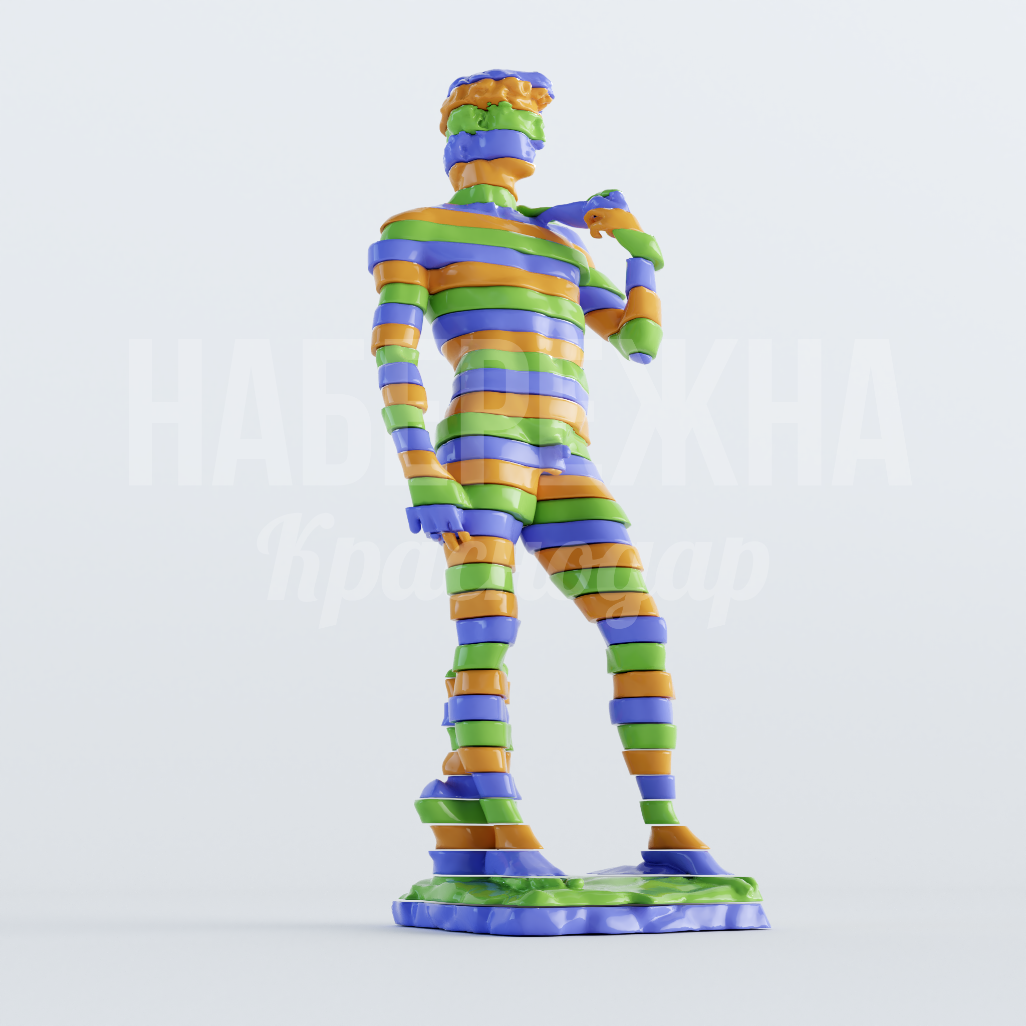 Фигура Давида из стеклопластика - фото 1