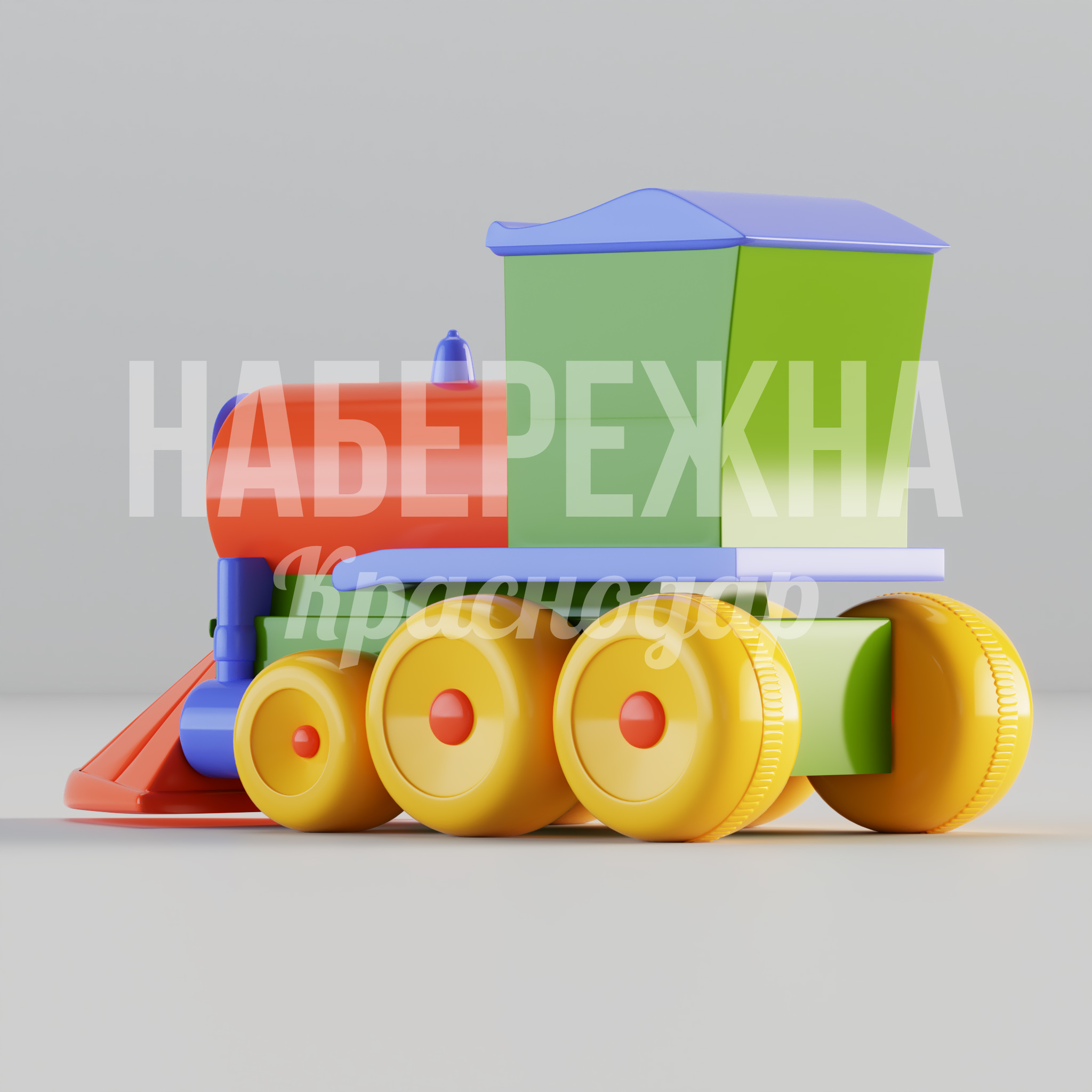 Паровозик Levmevöo - заказать, Транспорт, Стеклопластик