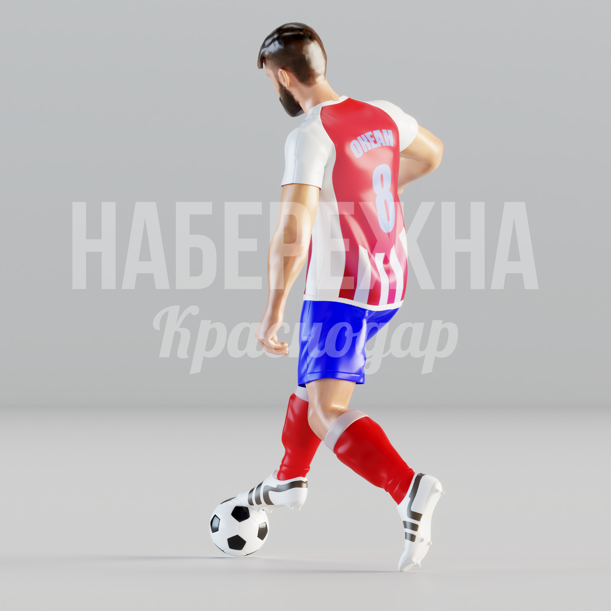 Футболист Åkiay — купить, STF-22.032 | Набережна Футболист Åkiay - заказать, Спорт, Стеклопластик