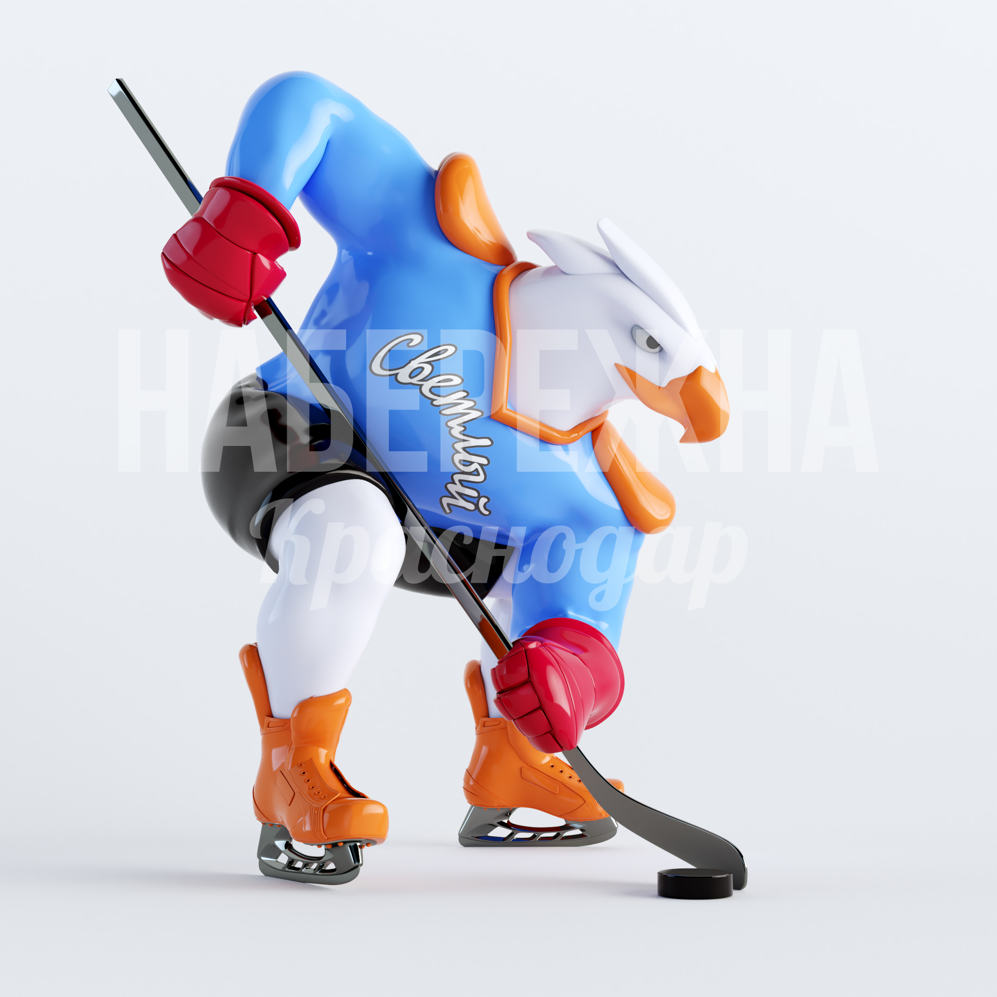 Орел маскот хоккейного клуба - фото 1