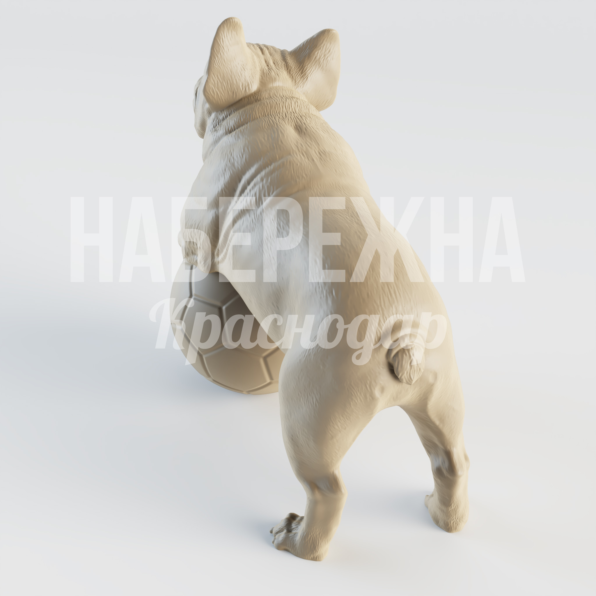 Бульдог "Svinyuka" — купить, STF-22.046 | Набережна Бульдог "Svinyuka" - заказать, Животные, Стеклопластик