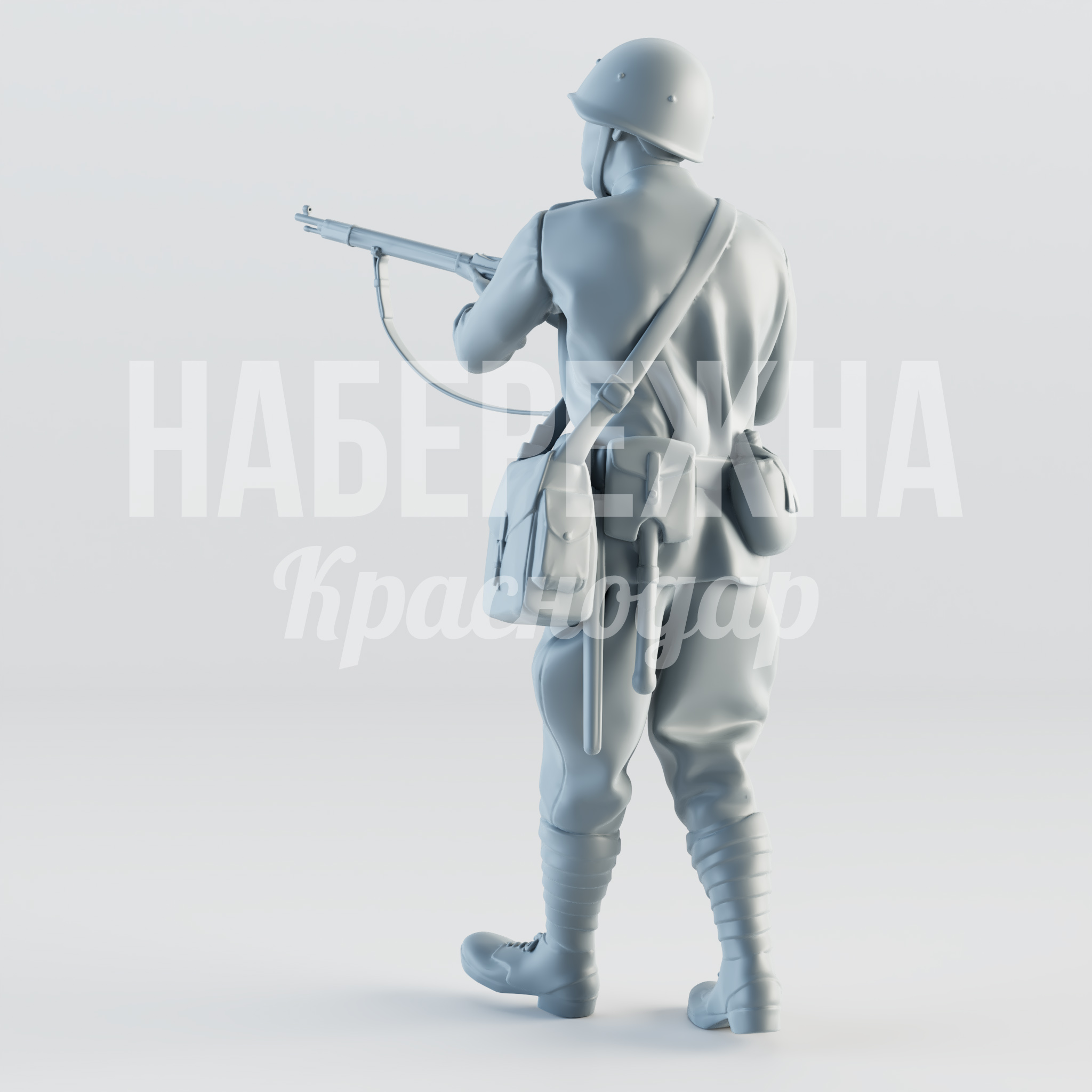 Солдат "Захаров" - заказать, Люди, Стеклопластик