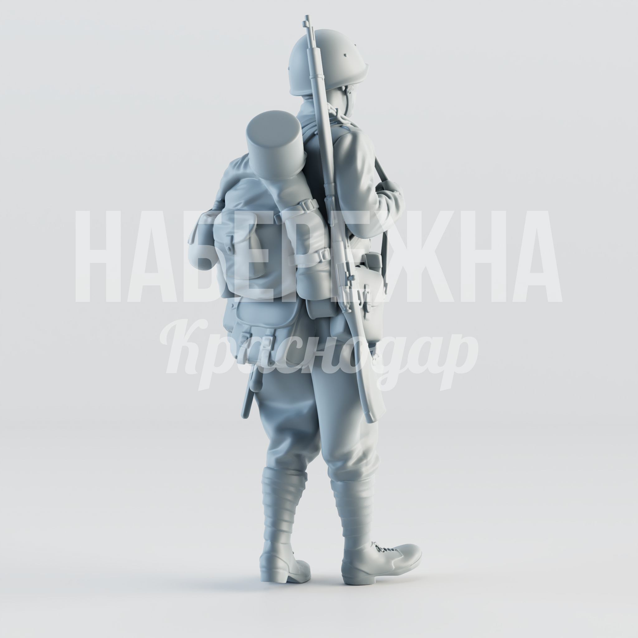 Солдат "Николаев" — купить, STF-22.051 | Набережна Солдат "Николаев" - заказать, Люди, Стеклопластик