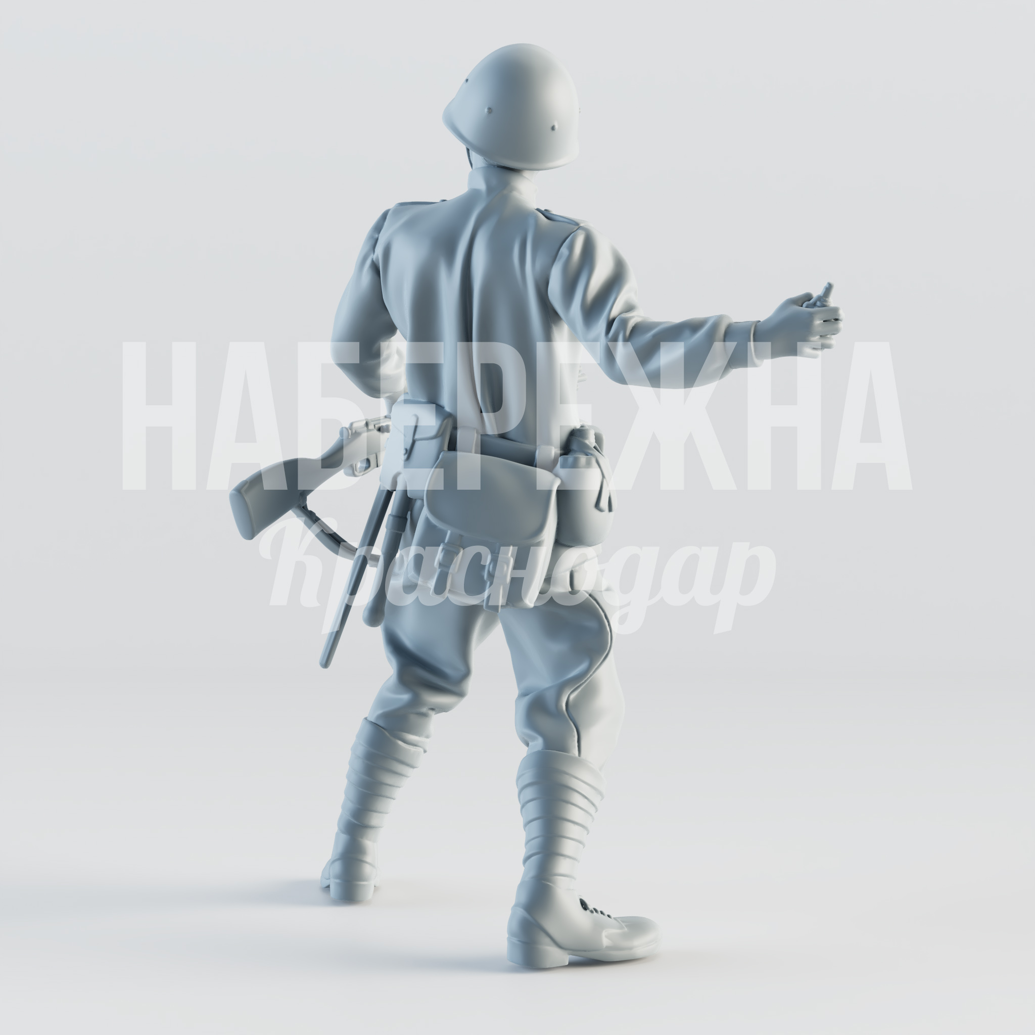 Солдат "Сидоров" — купить, STF-22.052 | Набережна Солдат "Сидоров" - заказать, Люди, Стеклопластик