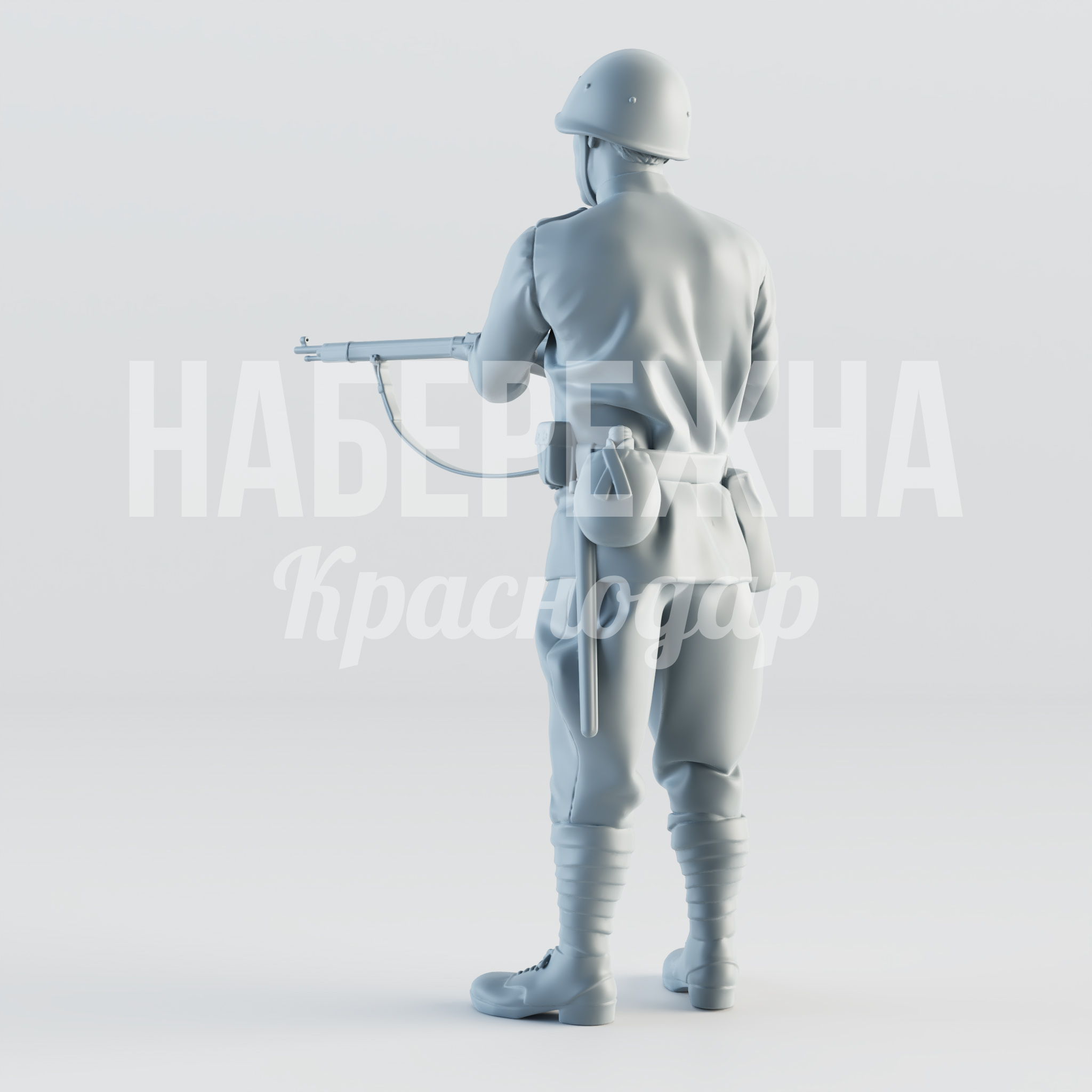 Солдат "Степанов" — купить, STF-22.053 | Набережна Солдат "Степанов" - заказать, Люди, Стеклопластик