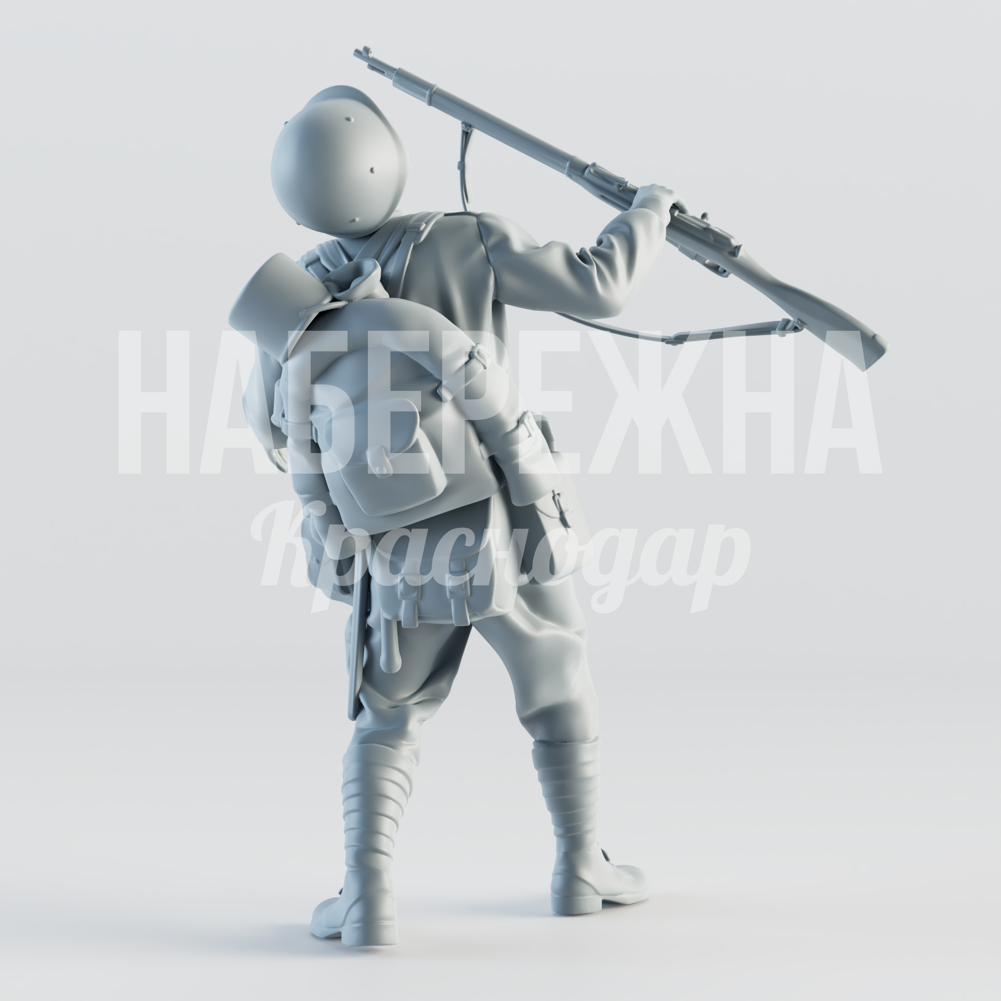 Солдат "Егоров" — купить, STF-22.055 | Набережна Солдат "Егоров" - заказать, Люди, Стеклопластик