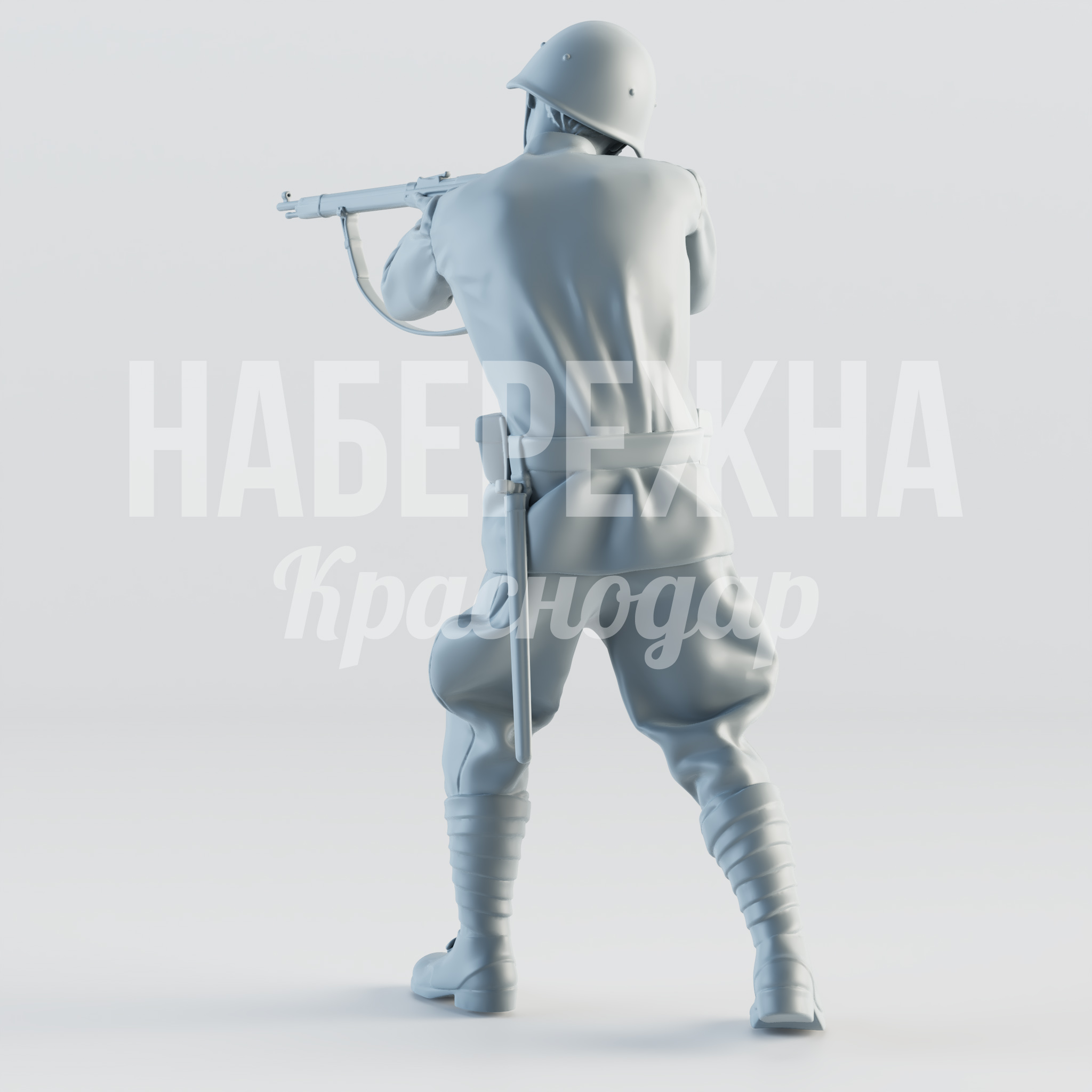 Солдат "Семенов" - заказать, Люди, Стеклопластик