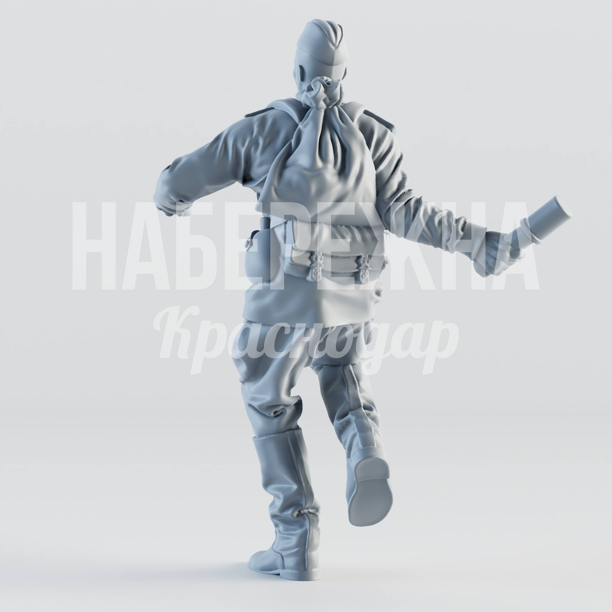 Солдат "Кузнецов" — купить, STF-22.061 | Набережна Солдат "Кузнецов" - заказать, Люди, Стеклопластик