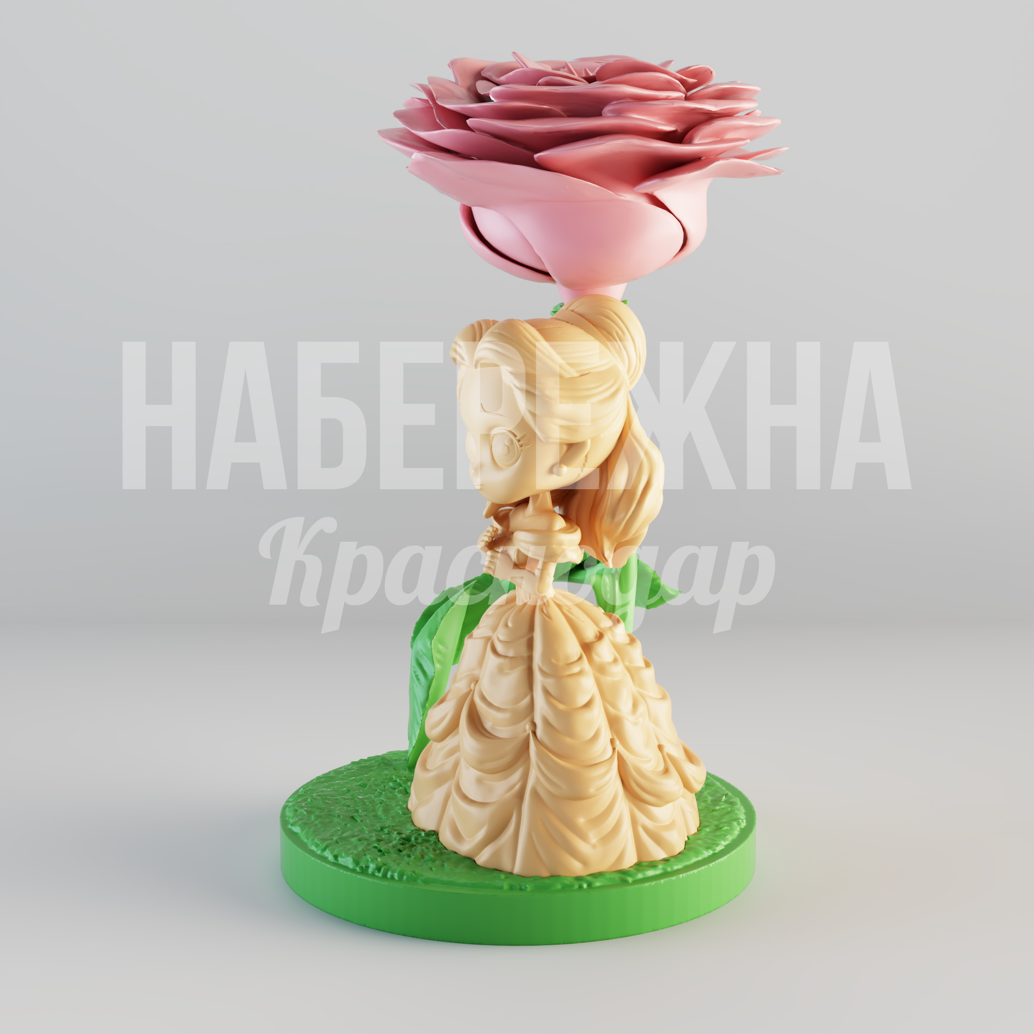 Белль из "Красавица и чудовище" - заказать, Персонажи, Стеклопластик