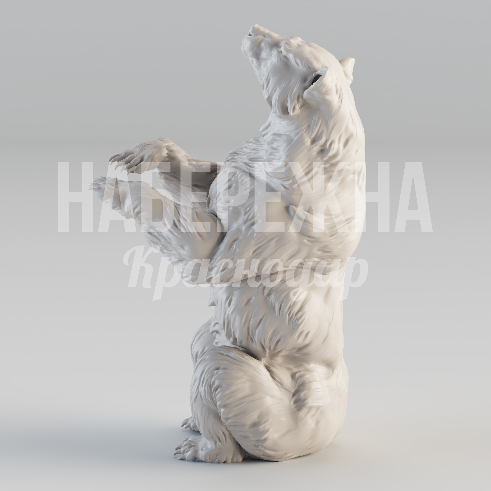 Медведь Okvo - купить, 1950x2850x4500 мм, Стеклопластик