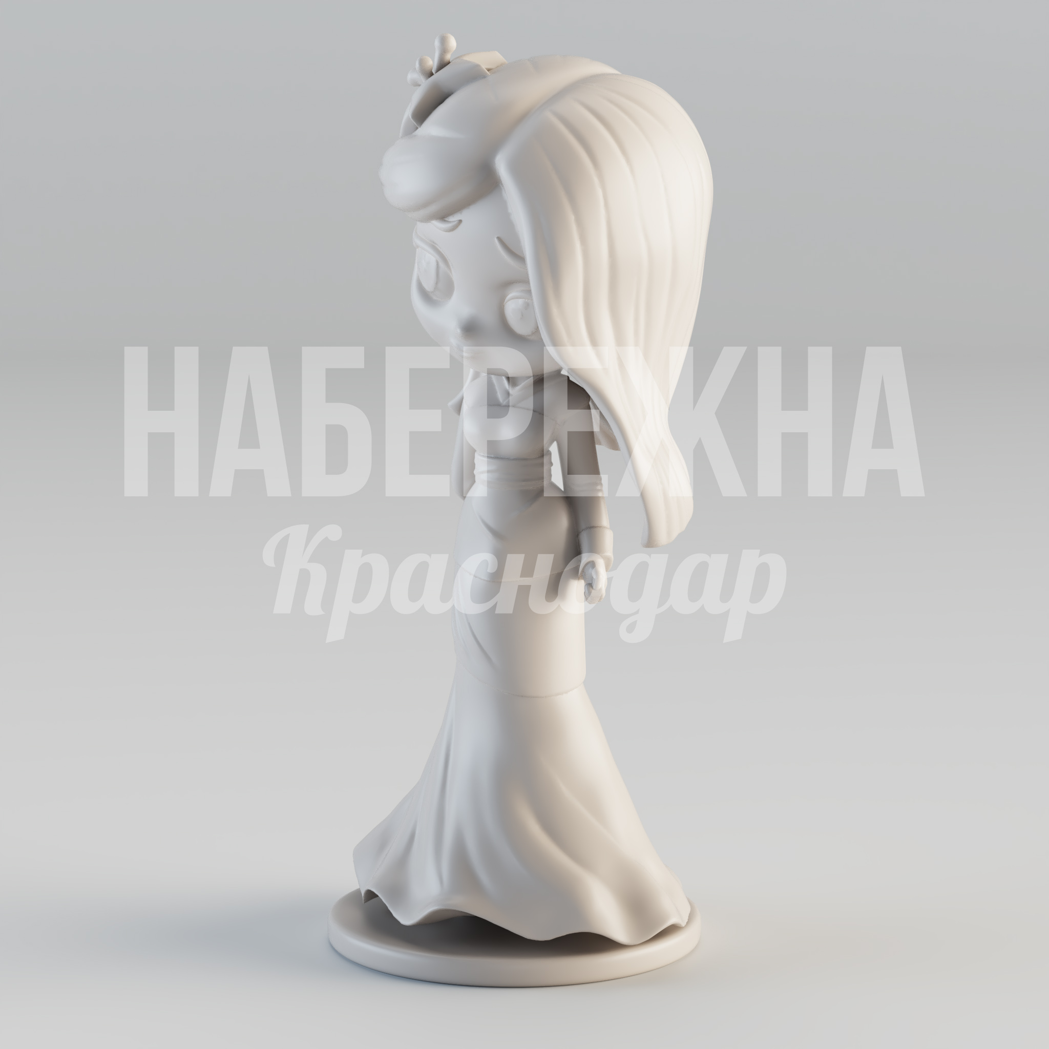 Принцесса Мулан — купить, STF-24.006 | Набережна Принцесса Мулан - купить, 610x620x1000 мм, Стеклопластик