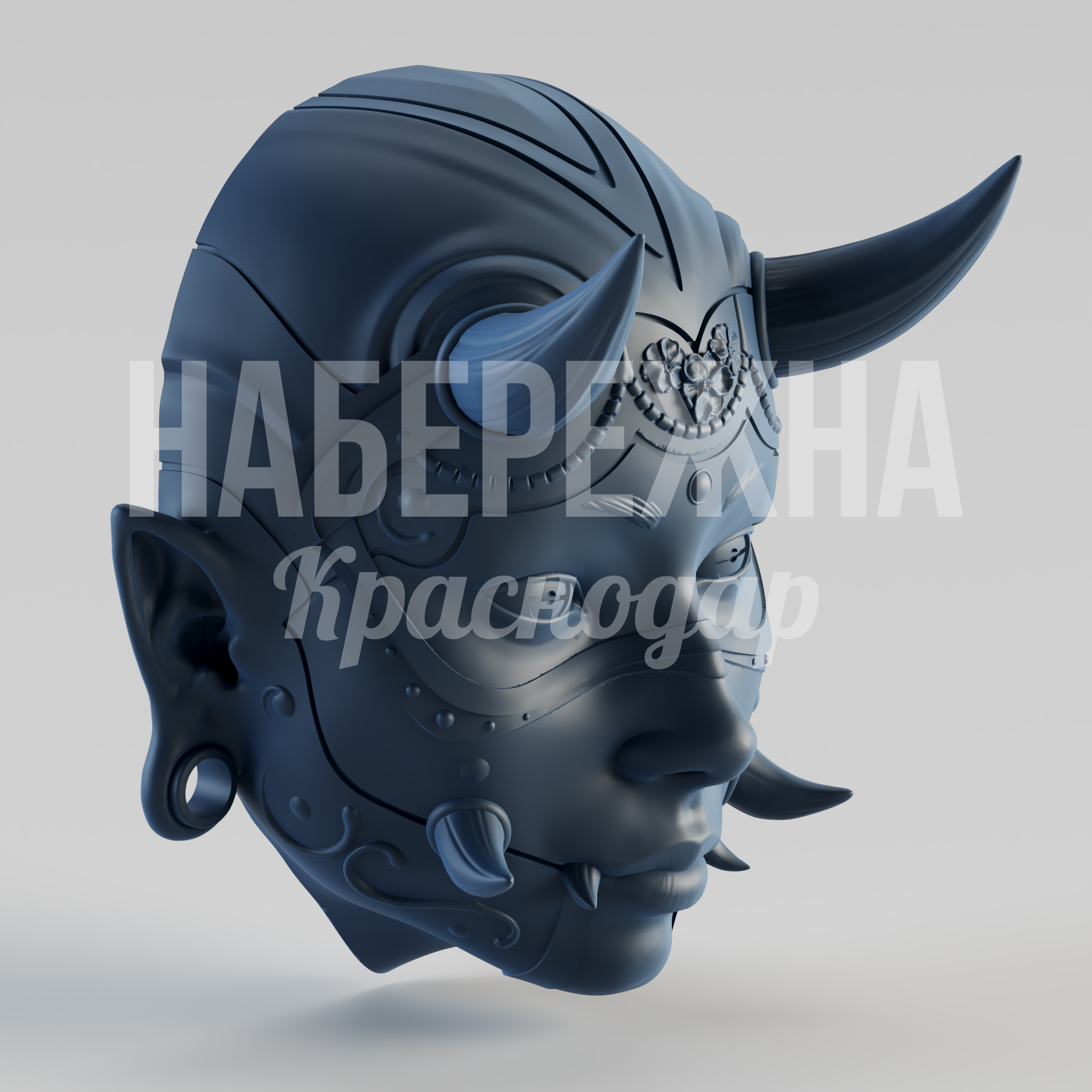 Фигура на стену Seudculbi 1000x1000x666 мм. STF-24.017 Фигура на стену с рельефным декором, выдерживает температурные перепады и не выгорает на солнце.