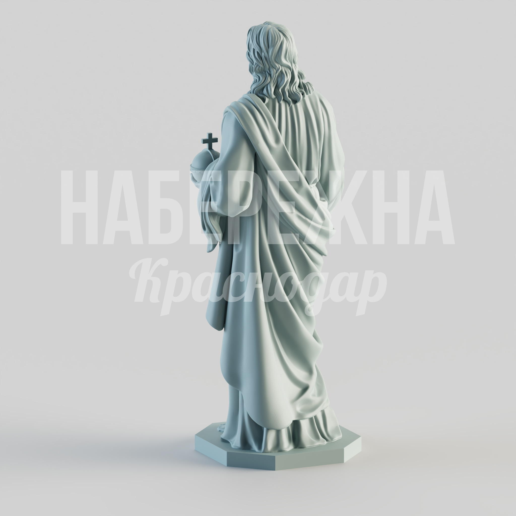 Фигура Иисус - заказать, Бюсты и Монументы, Бетон