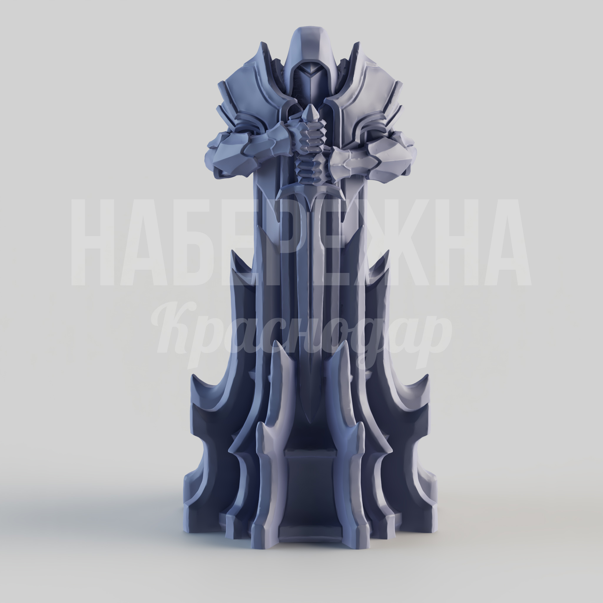 Фентези Шахматы Слон - купить, 330x330x630 мм, Металл