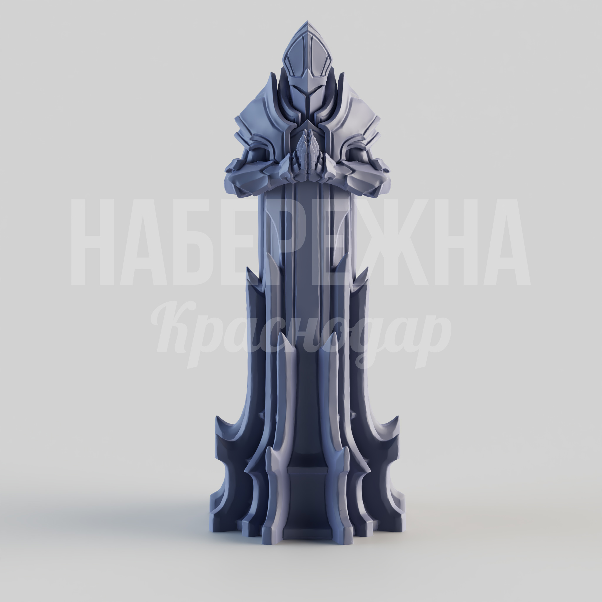 Фентези Шахматы Пешка - купить, 340x340x840 мм, Металл