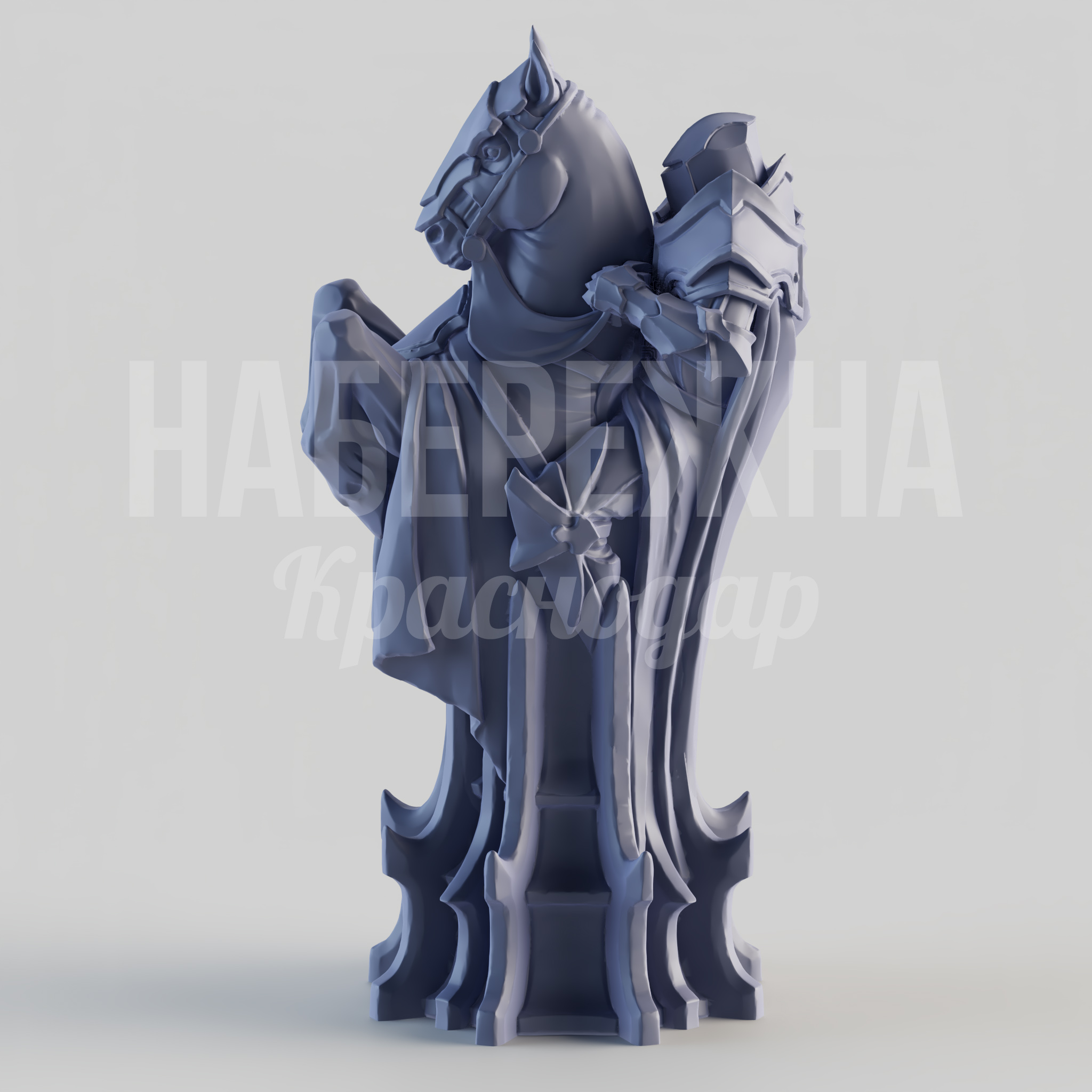 Фентези Шахматы Конь - купить, 400x300x800 мм, Стеклопластик