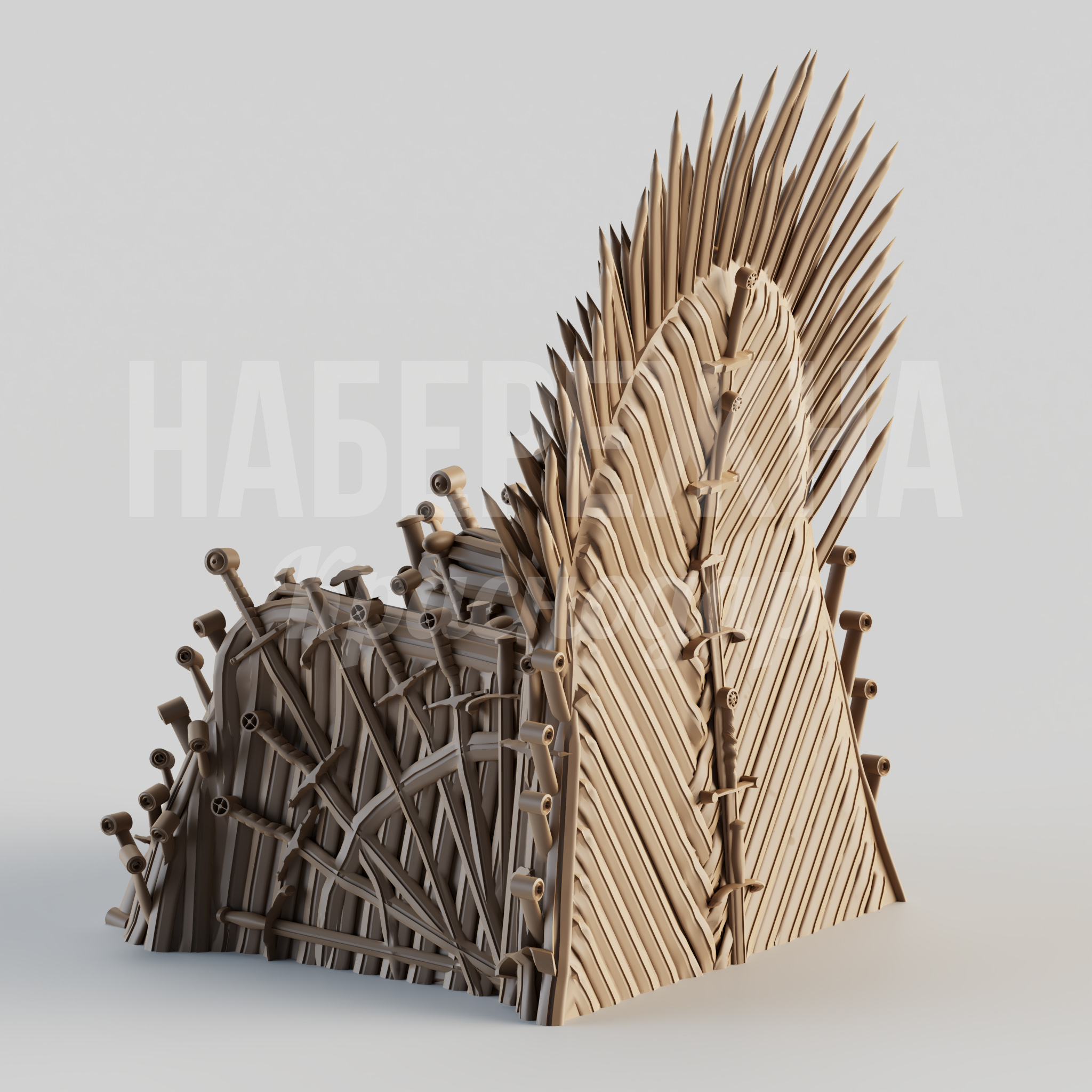 Железный Трон из игры престолов - заказать, Предметы, Металл