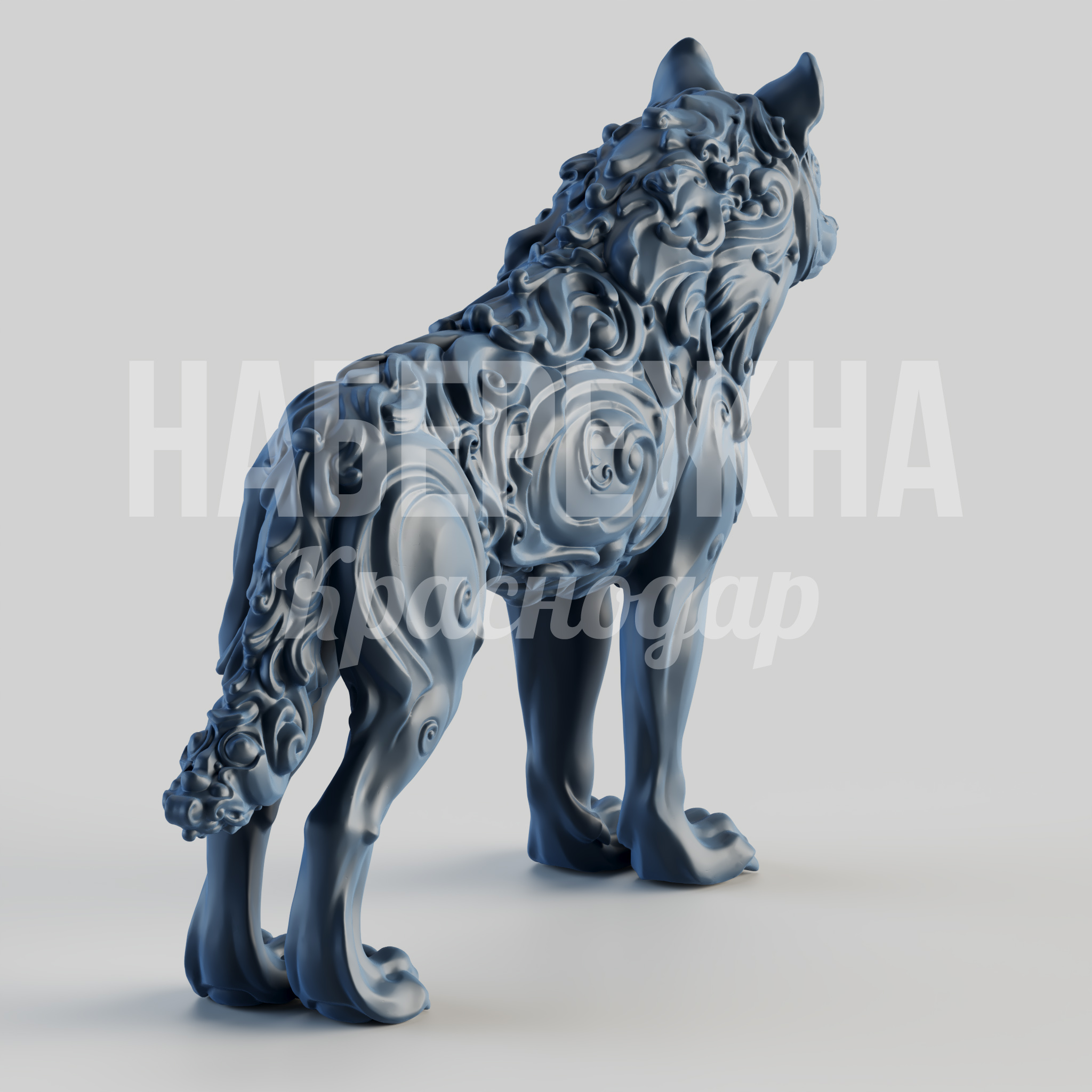 Волк Gekki - заказать, Животные, Стеклопластик