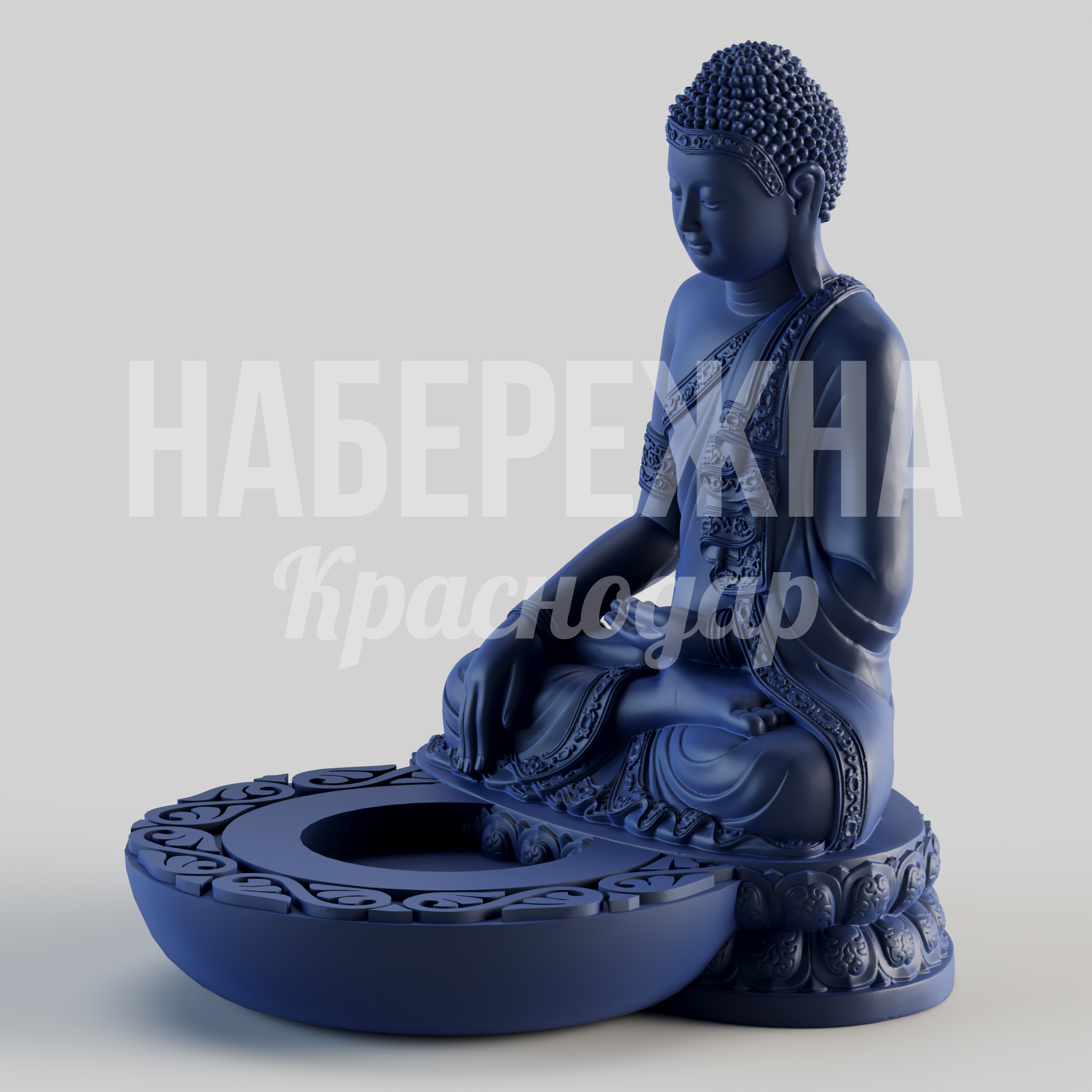 Будда - купить, 920x1050x1150 мм, Стеклопластик