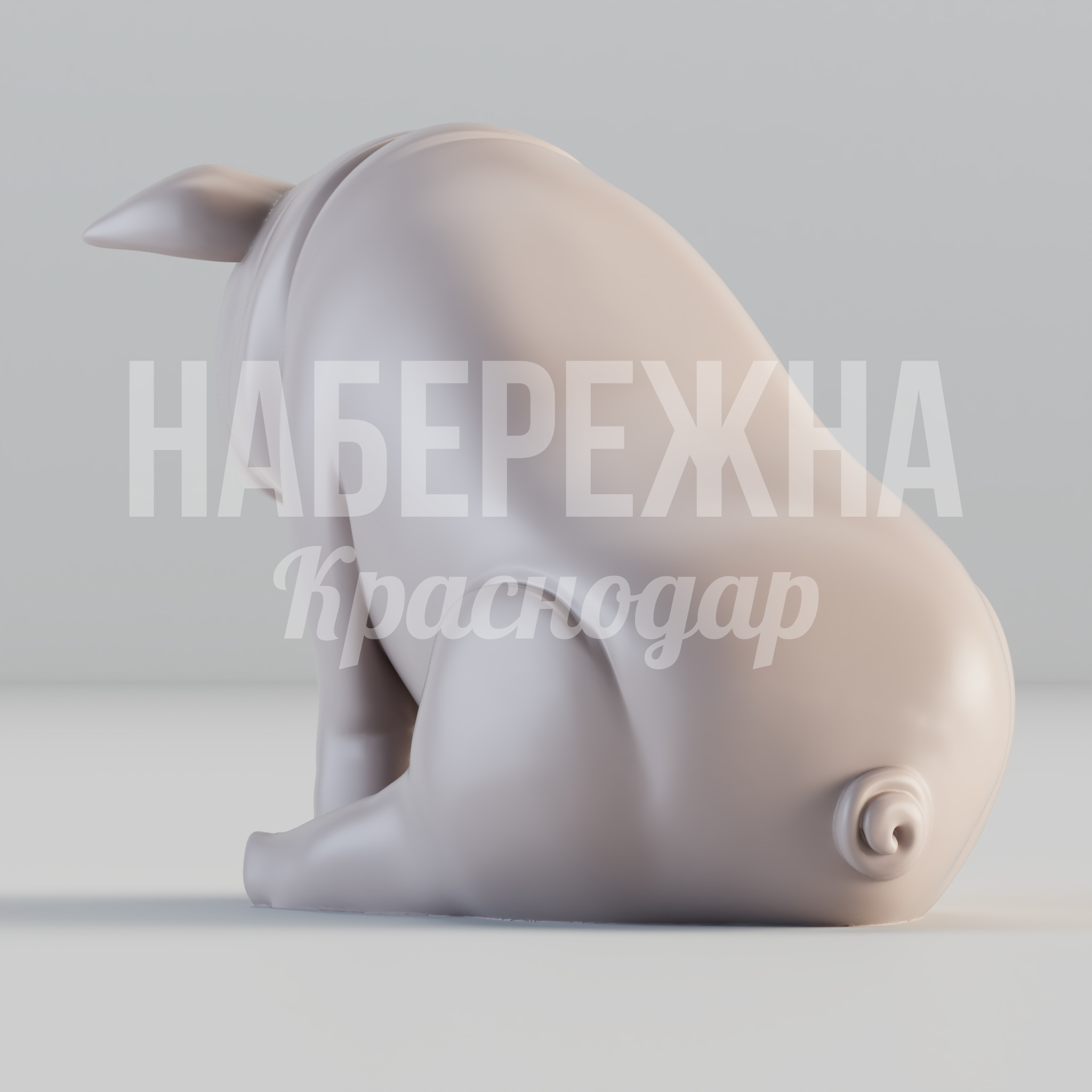 Свинья Sebmåa - заказать, Животные, Стеклопластик