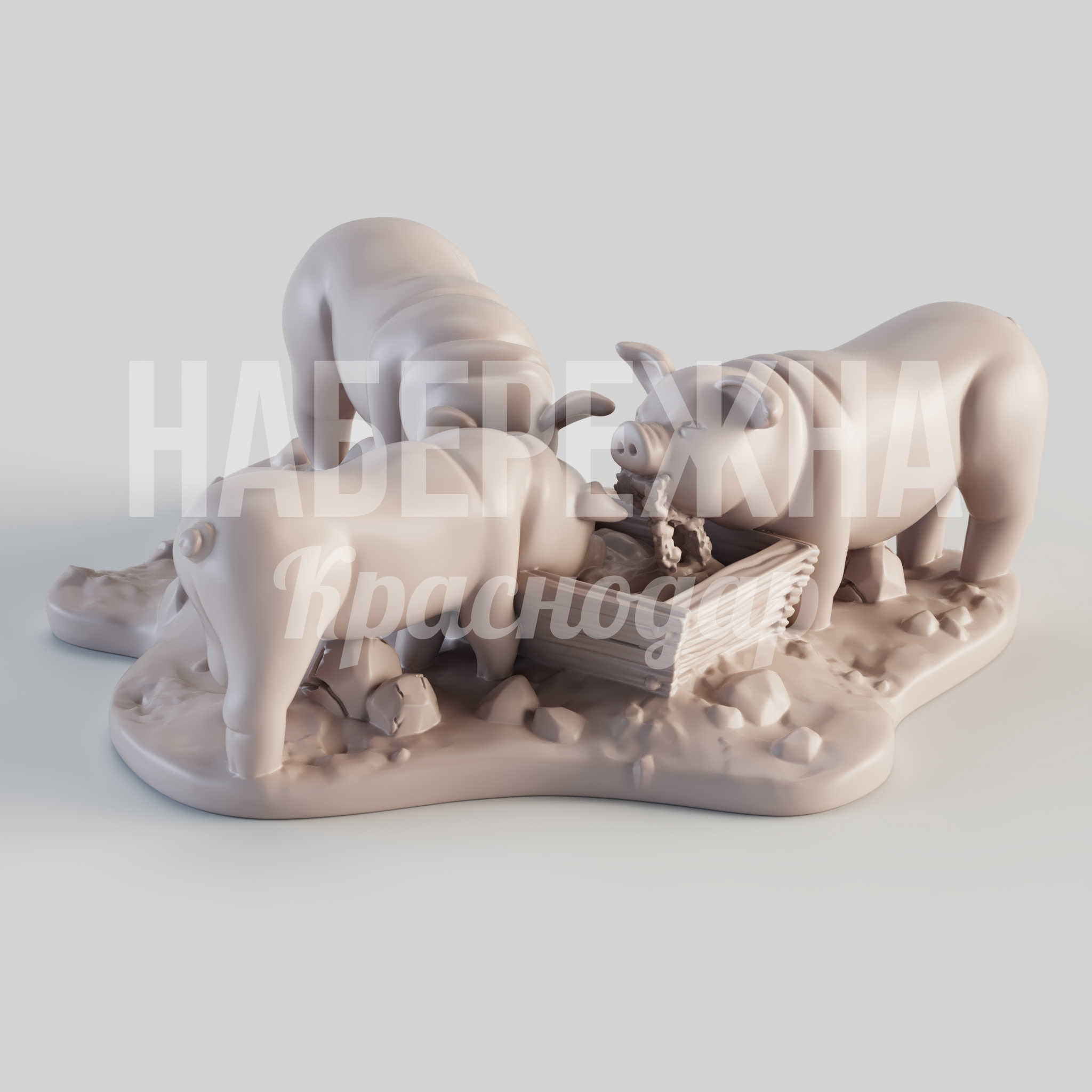 Брянские свиньи - купить, 4900x4800x1650 мм, МПК