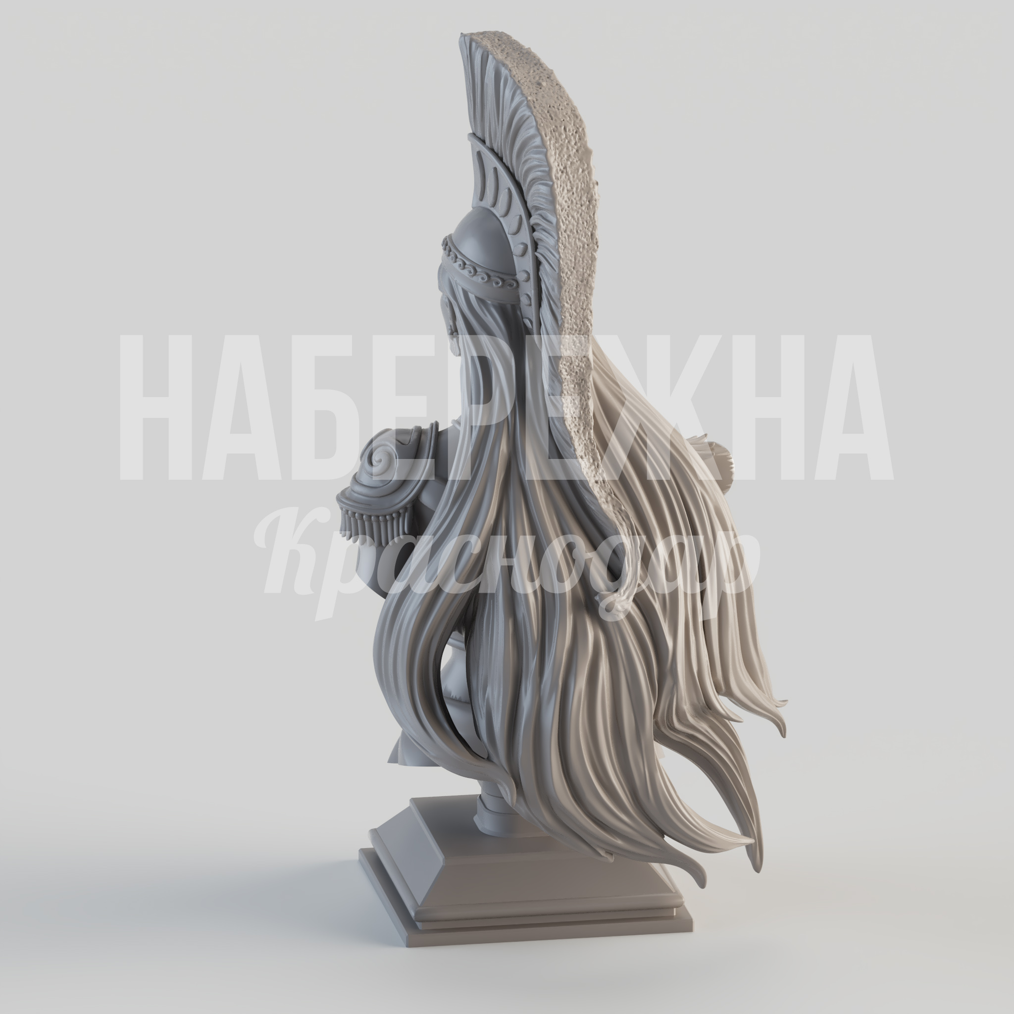 Бюст Афины — купить, STF-24.042 | Набережна Бюст Афины - купить, 750x720x1530 мм, МПК