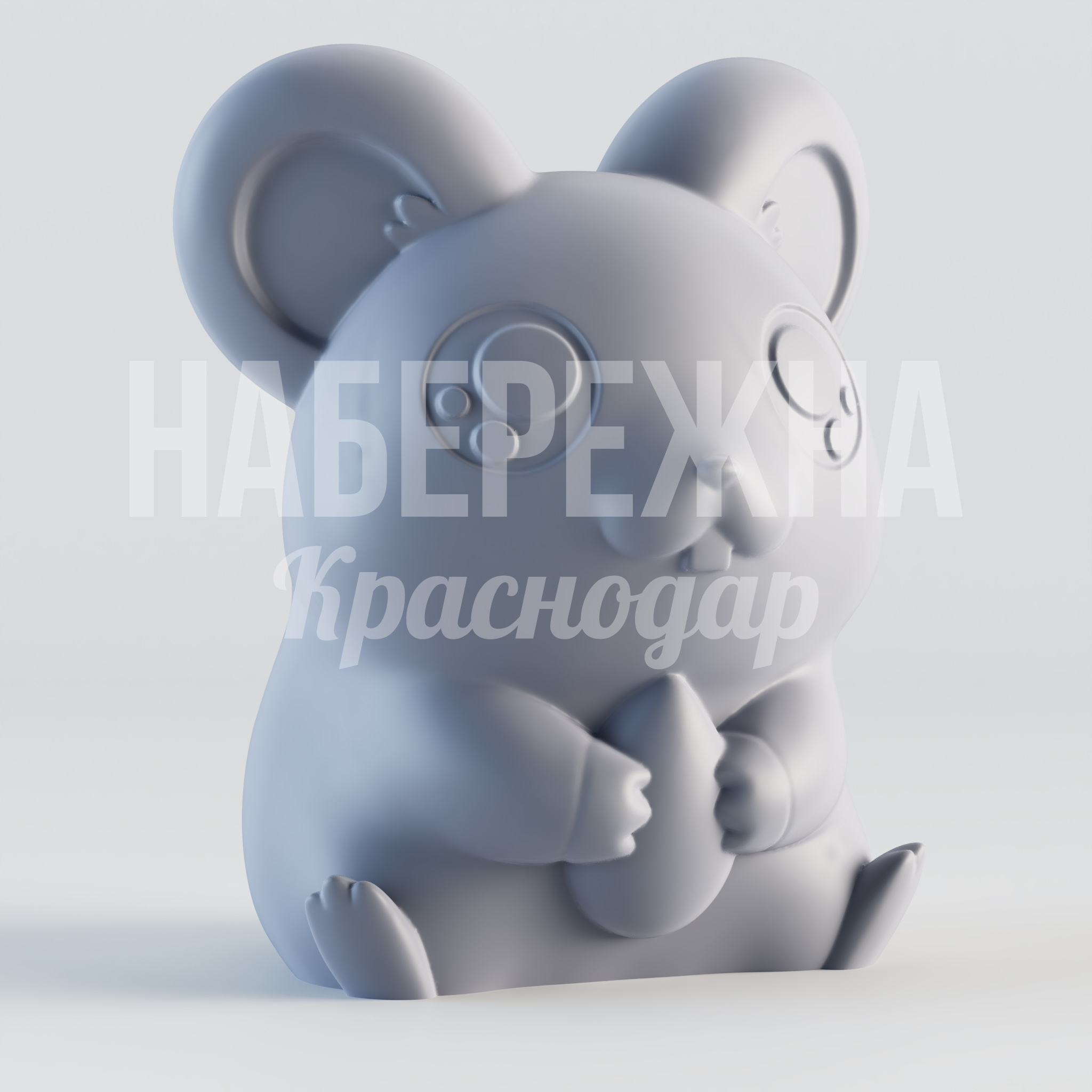 Хомяк Geknipni 810x870x1040 мм. STF-24.047 Декоративная фигура хомяка для детских площадок и парков. Стойкая к погодным условиям, привлекает внимание посетителей.