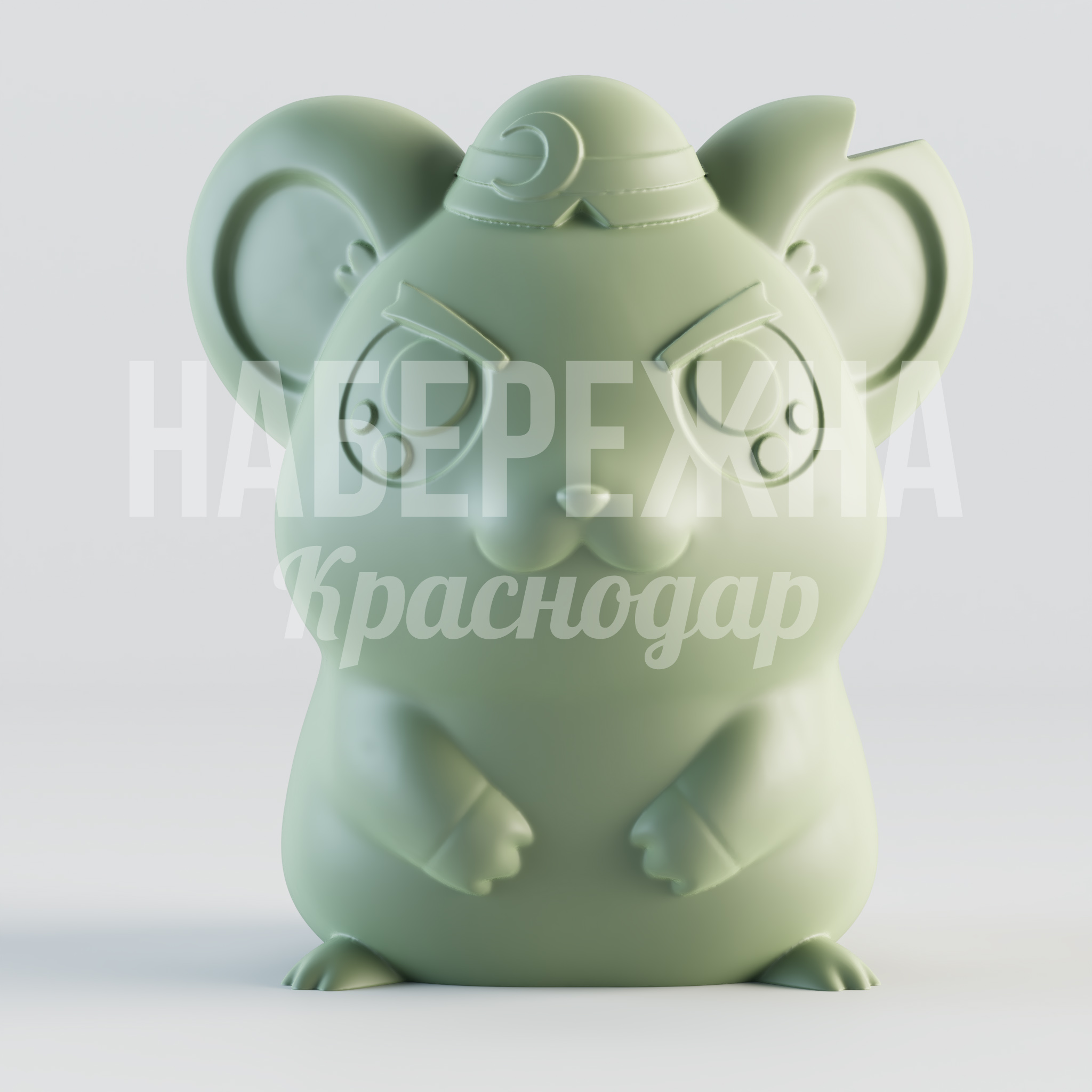 Хомяк Feksisfo 910x1050x1160 мм. STF-24.048 Фигура хомяка для городских пространств. Яркий арт-объект привлекает внимание к парку, скверу или детской зоне.