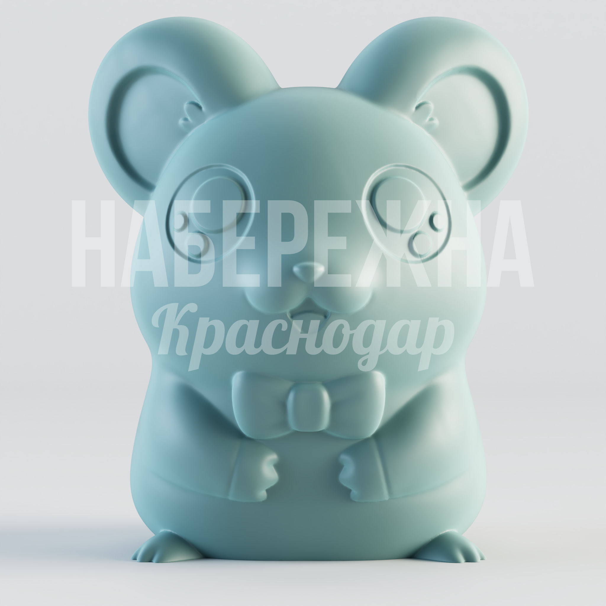 Хомяк Eypu 830x900x1070 мм. STF-24.052 Декоративная фигура хомяка для детских площадок и общественных пространств. Устойчива к погоде, безопасна для детей.