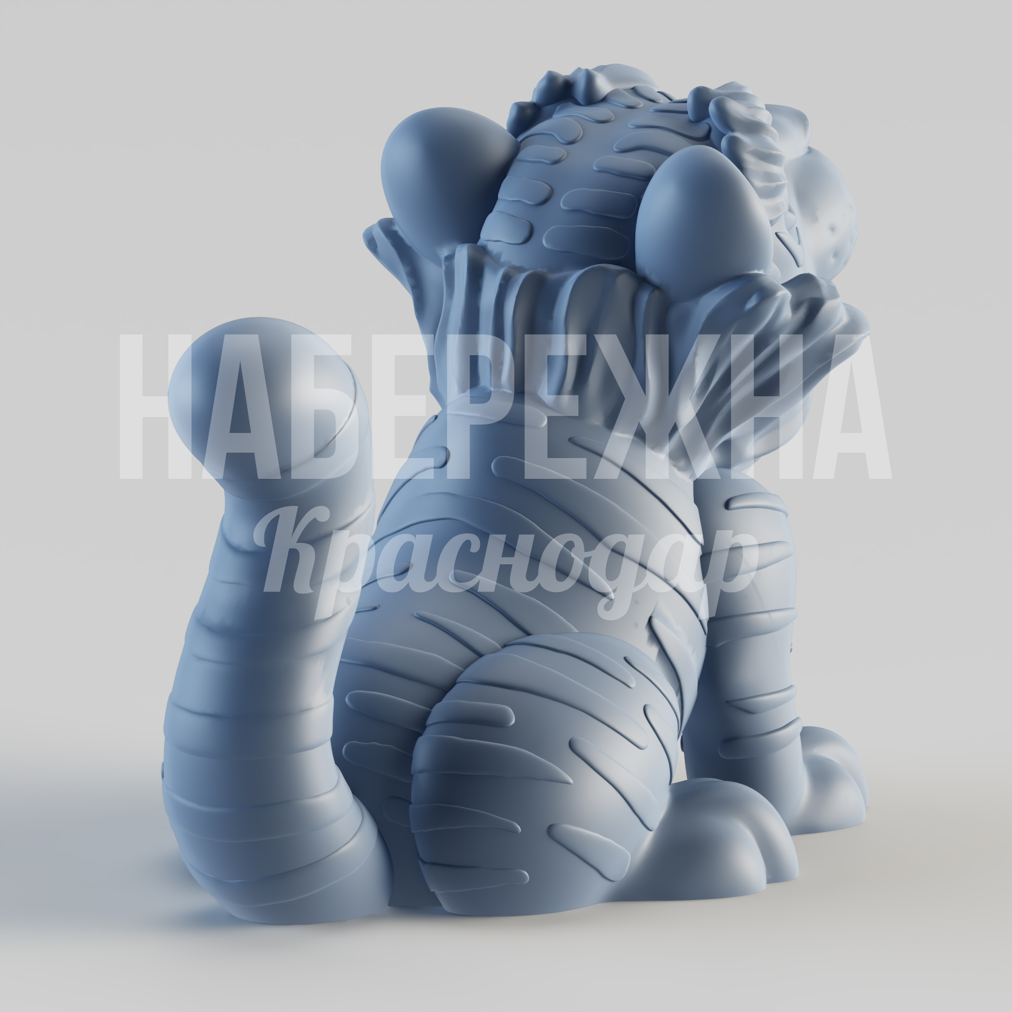 Тигр Bokmi - заказать, Персонажи, Стеклопластик