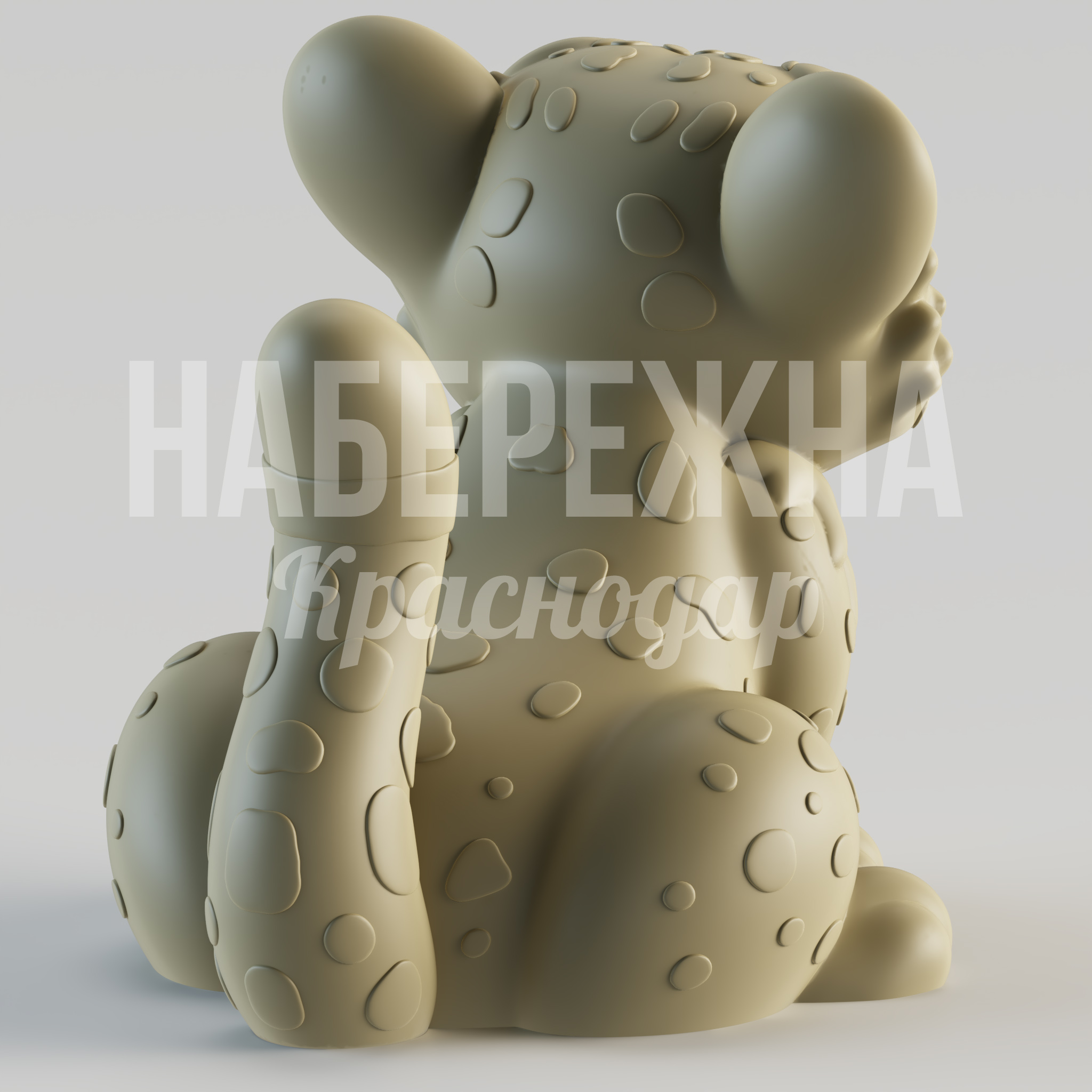 Леопард Yuj - заказать, Персонажи, Стеклопластик