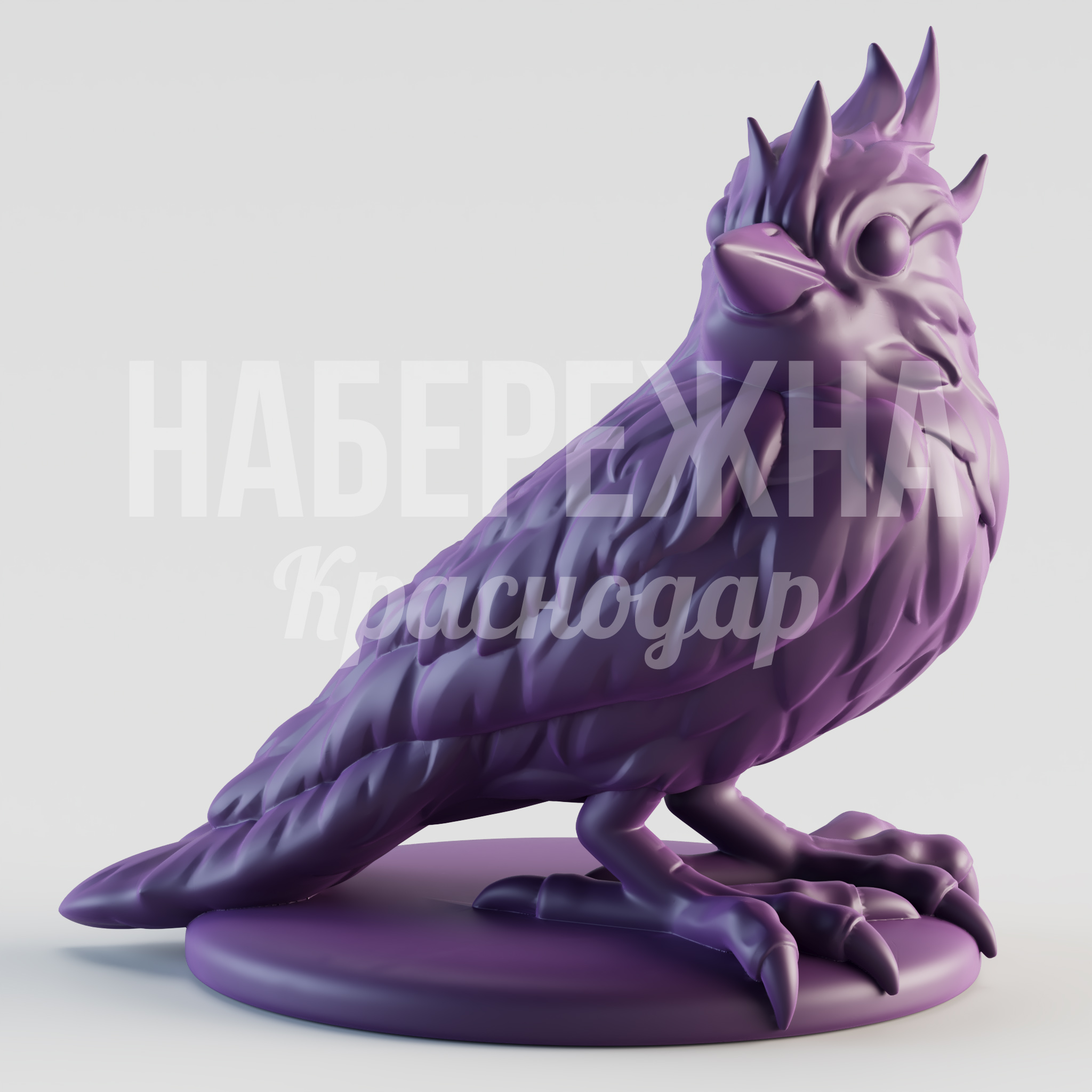 Птица Eösbok - купить, 1050x700x1000 мм, Стеклопластик