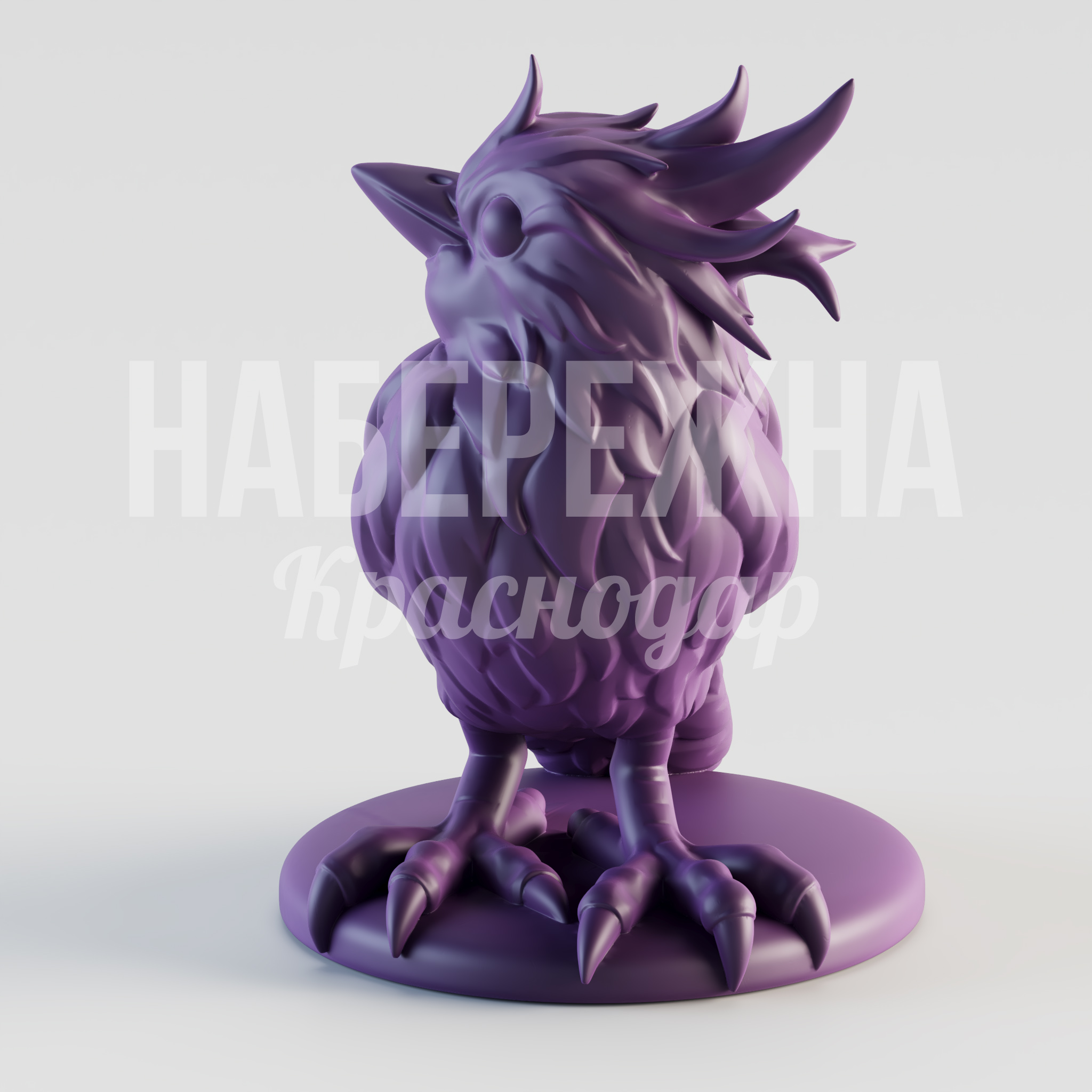 Птица Eösbok 1050x700x1000 мм. STF-24.063 Скульптура птицы Eösbok из стеклопластика для декора городских пространств. Устойчива к погодным условиям.