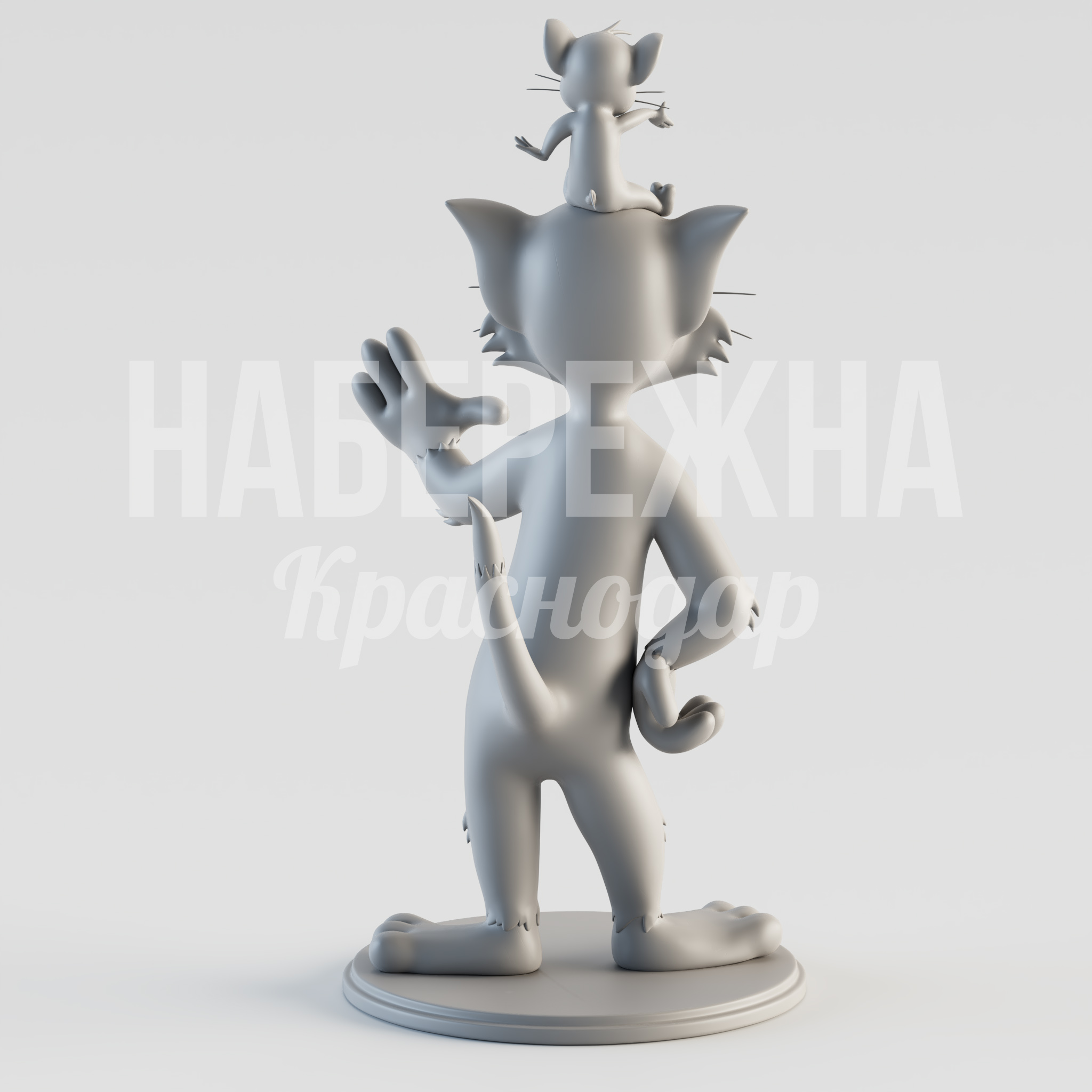 Том и Джерри - купить, 500x500x1000 мм, Стеклопластик