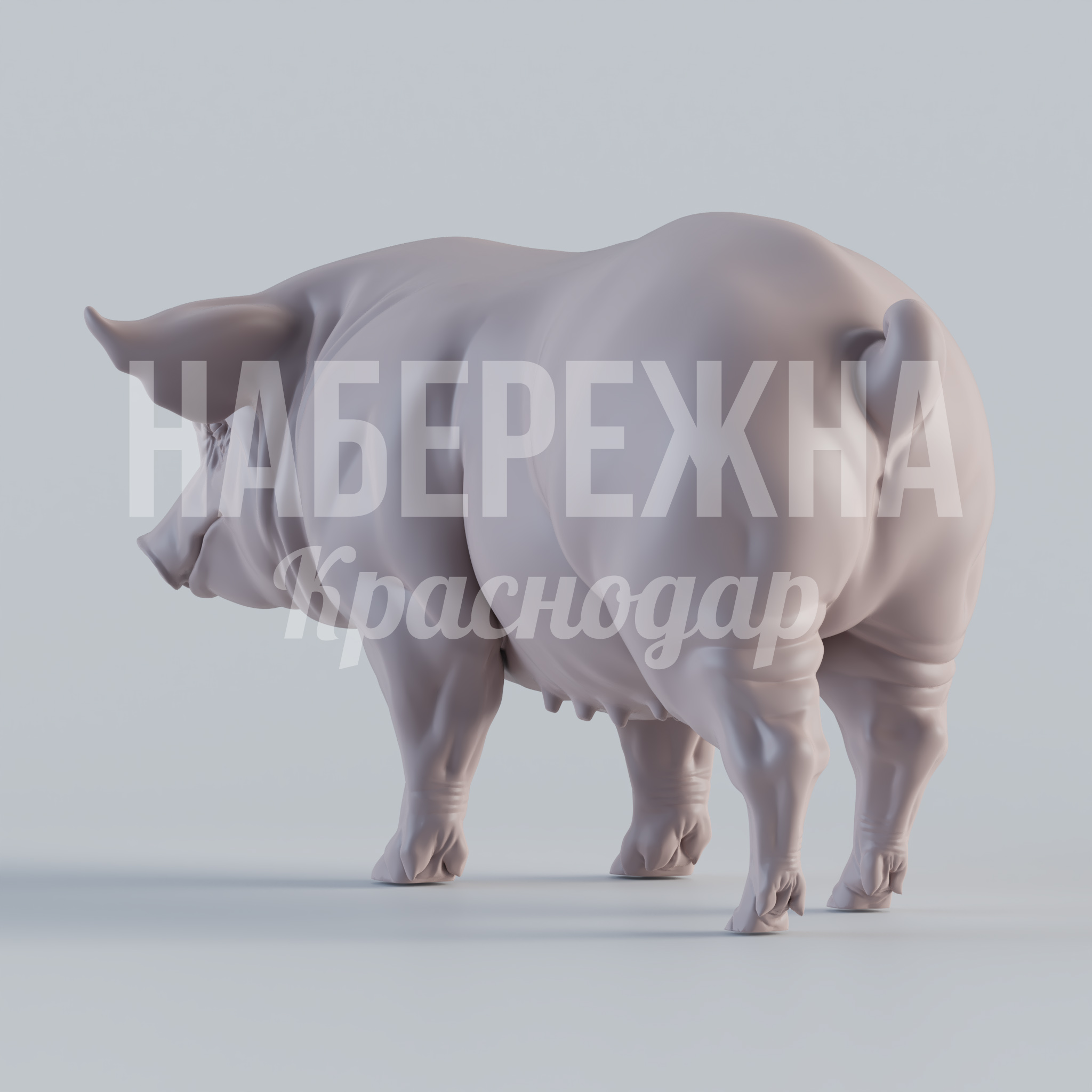 Свинья Picbåg - заказать, Животные, Стеклопластик