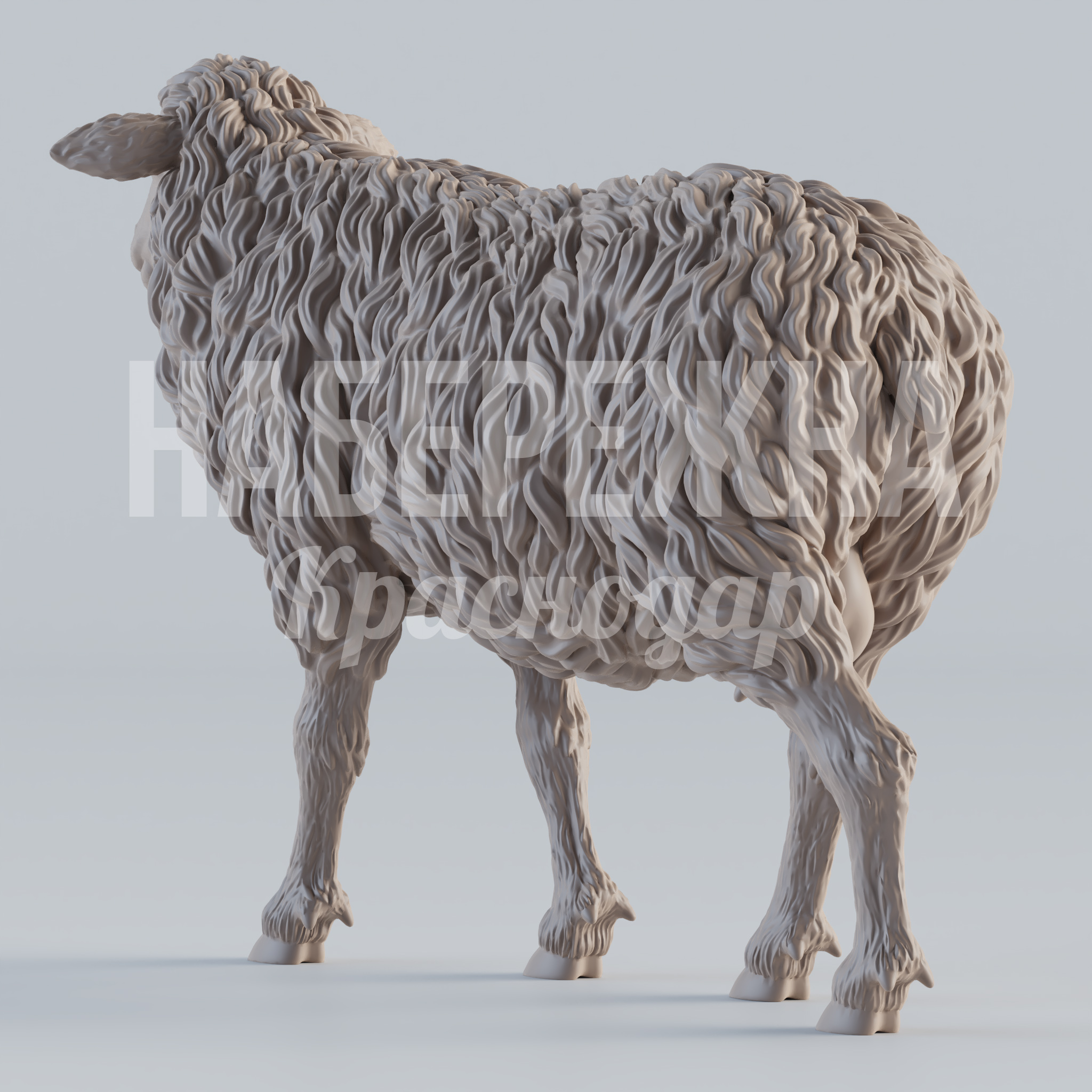 Овечка Melyuulu - заказать, Животные, Стеклопластик