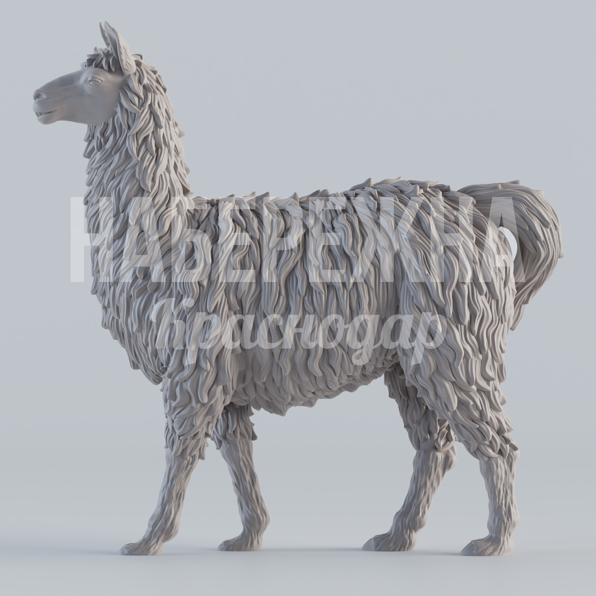 Лама Efku - купить, 340x920x930 мм, Стеклопластик