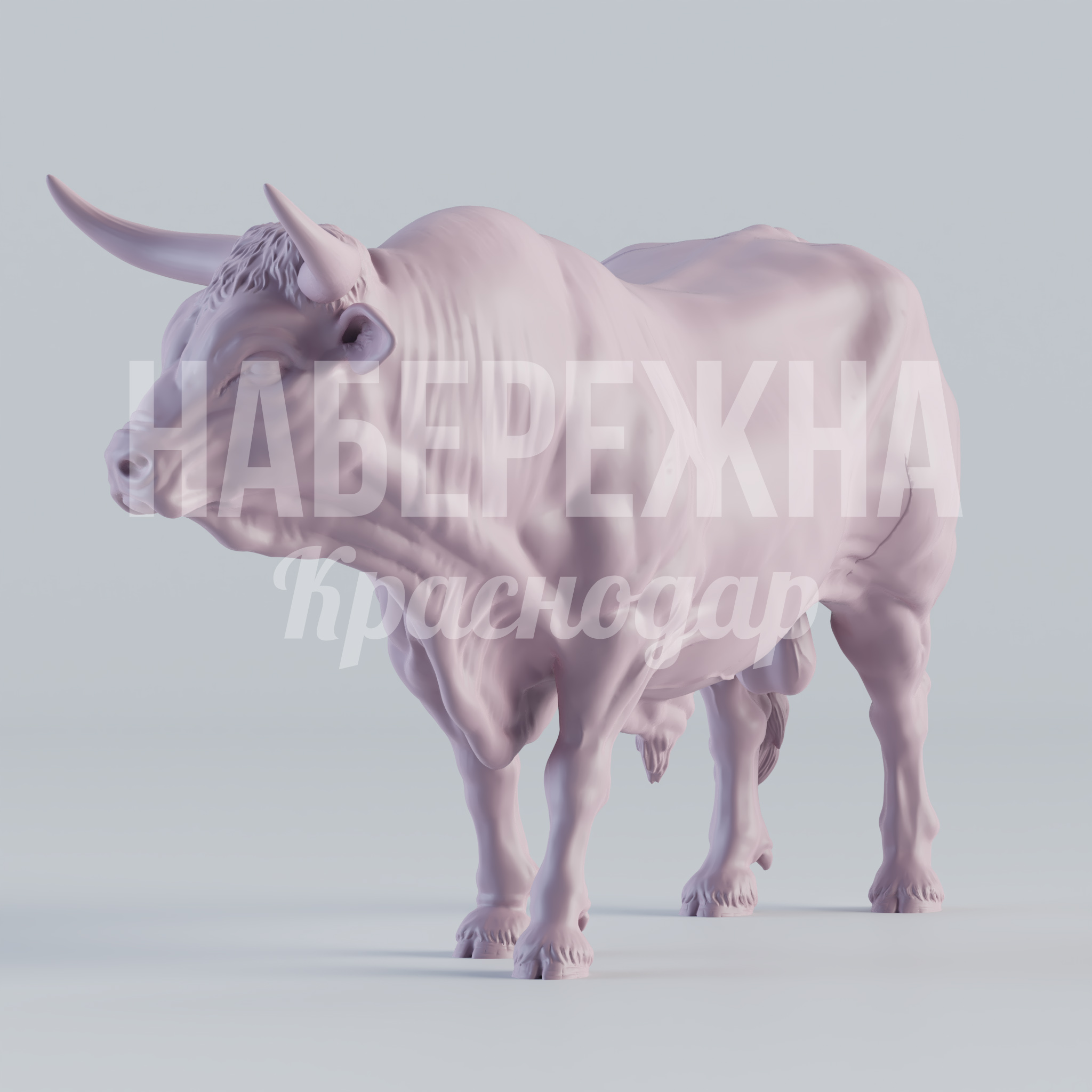 Бык Tidti - купить, 700x1750x950 мм, Стеклопластик