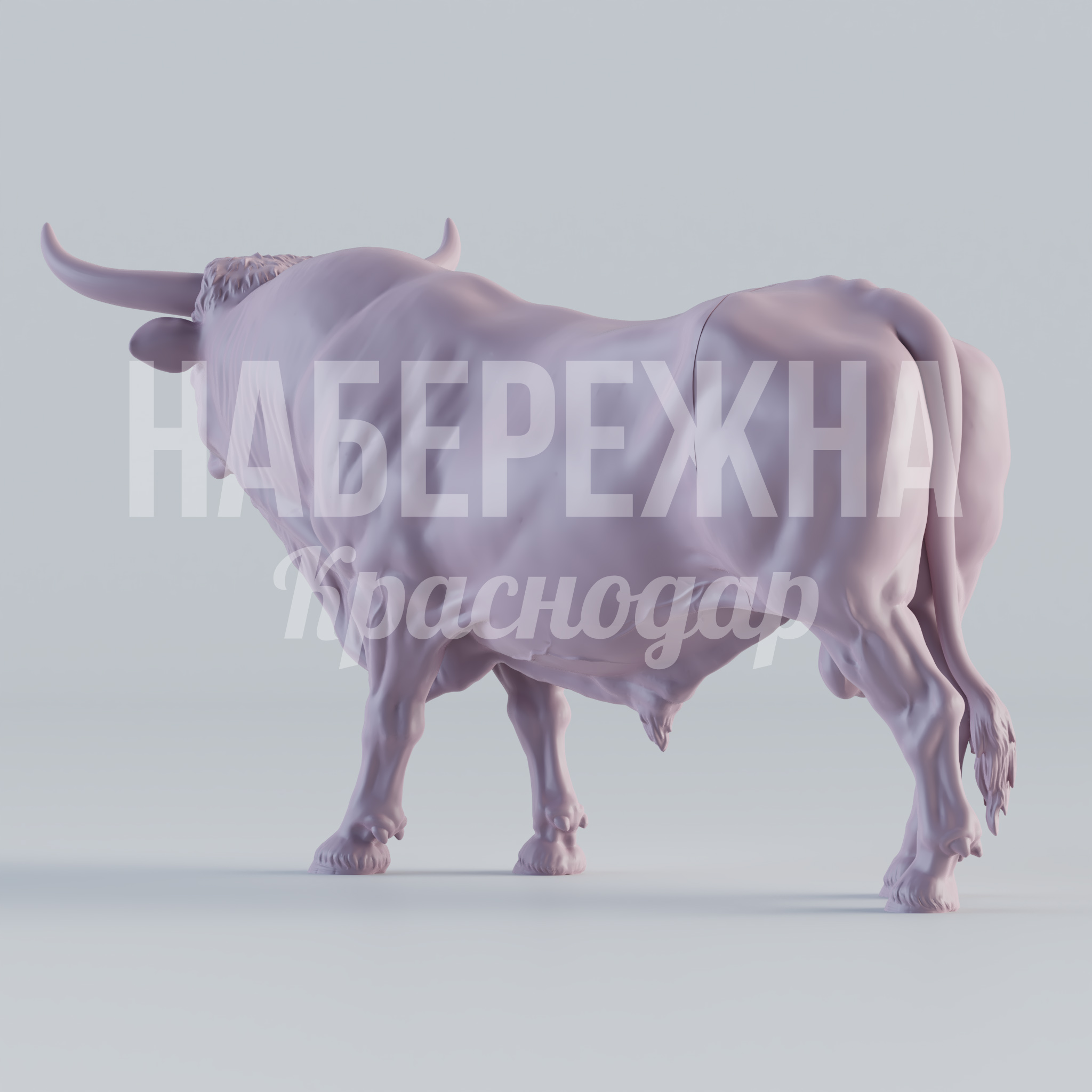 Бык Tidti - заказать, Животные, Стеклопластик