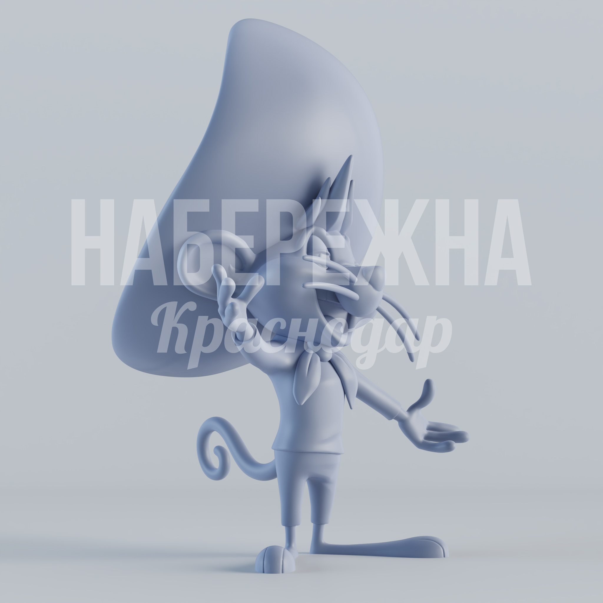 Спиди Гонзалес - купить, 580x620x920 мм, Стеклопластик