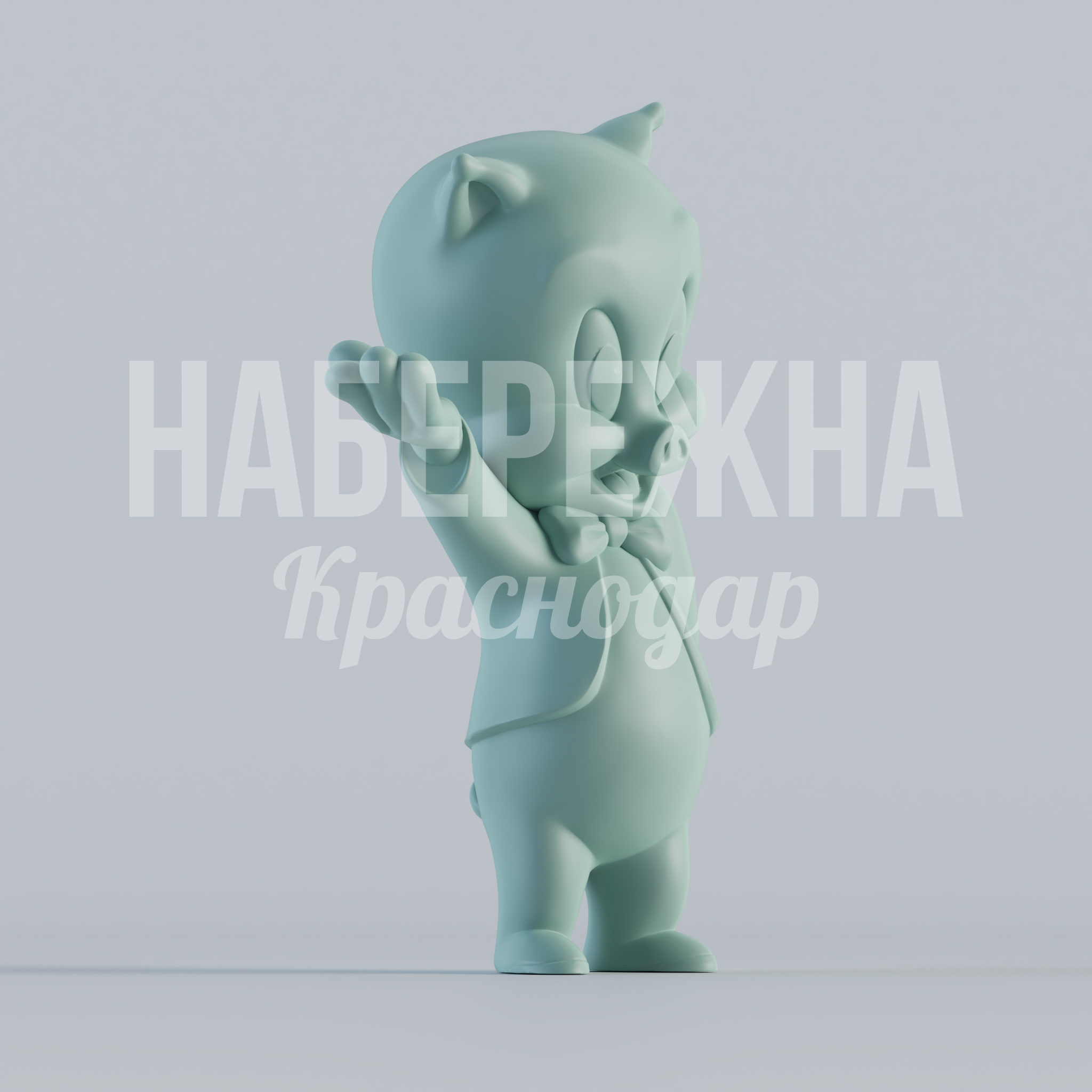 Порки Пиг - купить, 420x430x800 мм, Стеклопластик